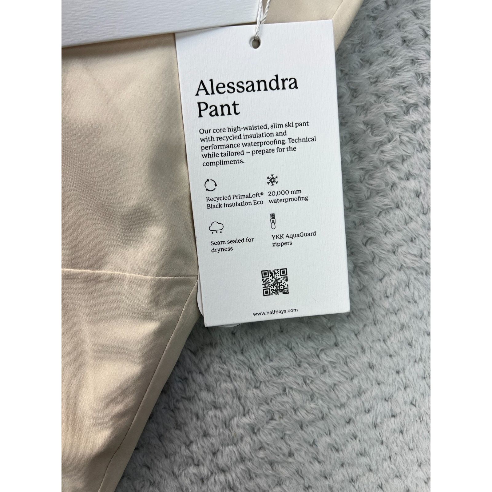 Other Halfdays Alessandra Womens Ski Pants Sz L Oat Milk Premium Size 38" / US 16 / IT 52 - 10 Thumbnail