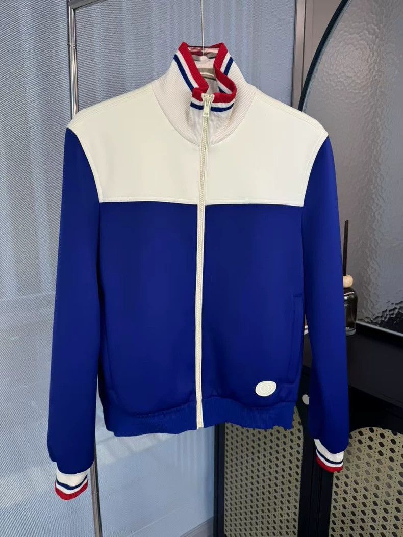 Gucci Gucci Blue and White Zipper Jacket-2506 Size US XS / EU 42 / 0 - 1 Thumbnail