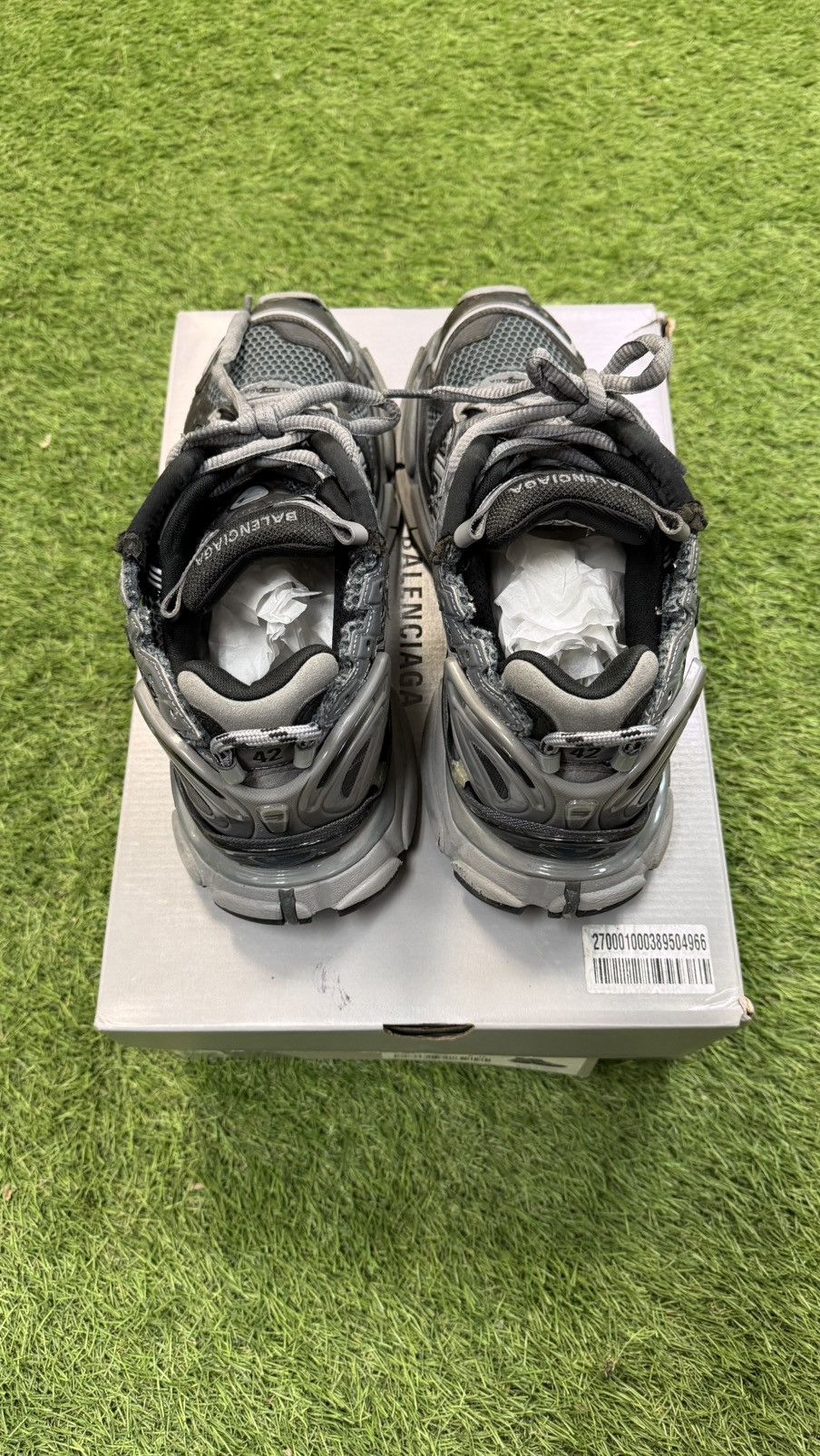 Balenciaga Balenciaga Runner - Grey/Black Size US 9 / EU 42 - 3 Thumbnail