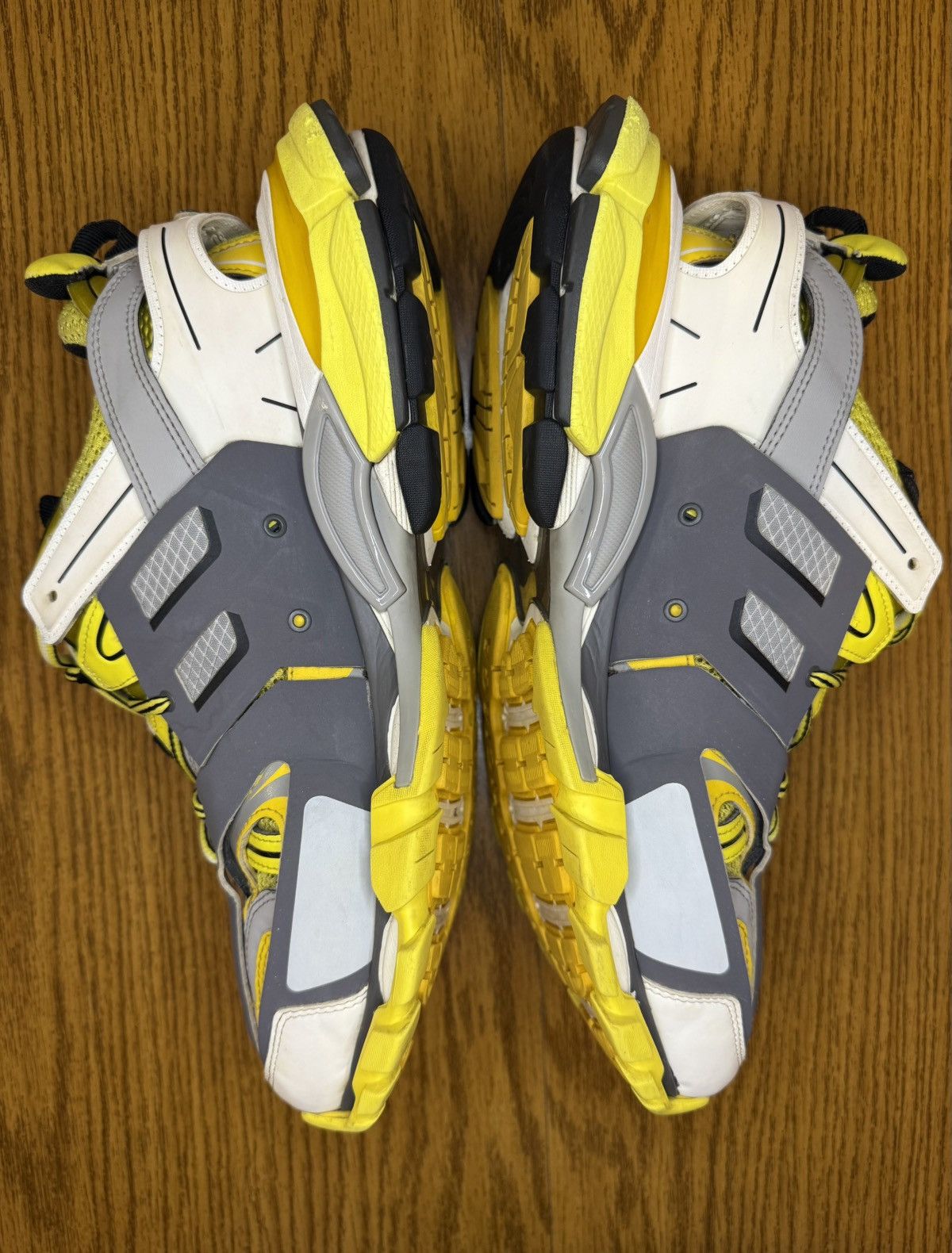 Balenciaga Balenciaga Track Sneaker (Yellow/Grey) Size US 11 / EU 44 - 4 Thumbnail