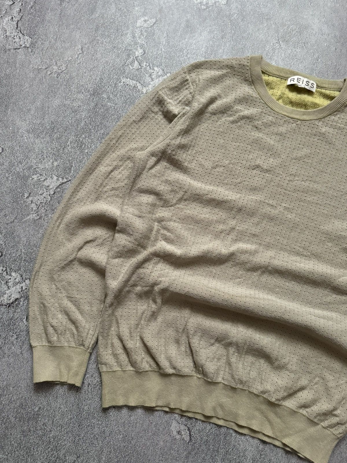 Designer × Reiss Reiss L light sweater knitwear long sleeve sweatshirt jumper Size US L / EU 52-54 / 3 - 7 Thumbnail