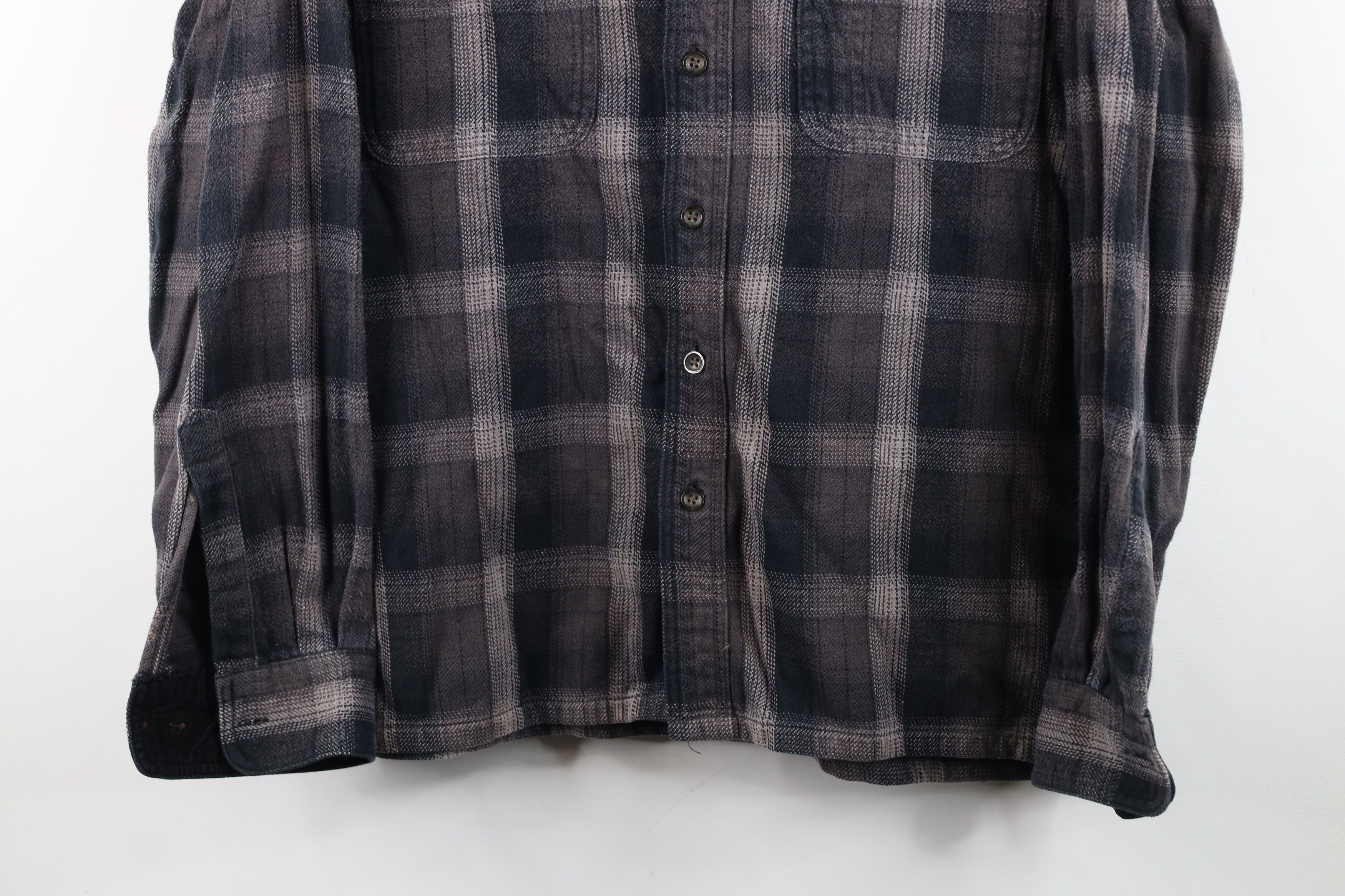 Vintage Vintage 90s Y2K Streetwear Heavy Flannel Button Shirt Plaid Size US M / EU 48-50 / 2 - 3 Thumbnail