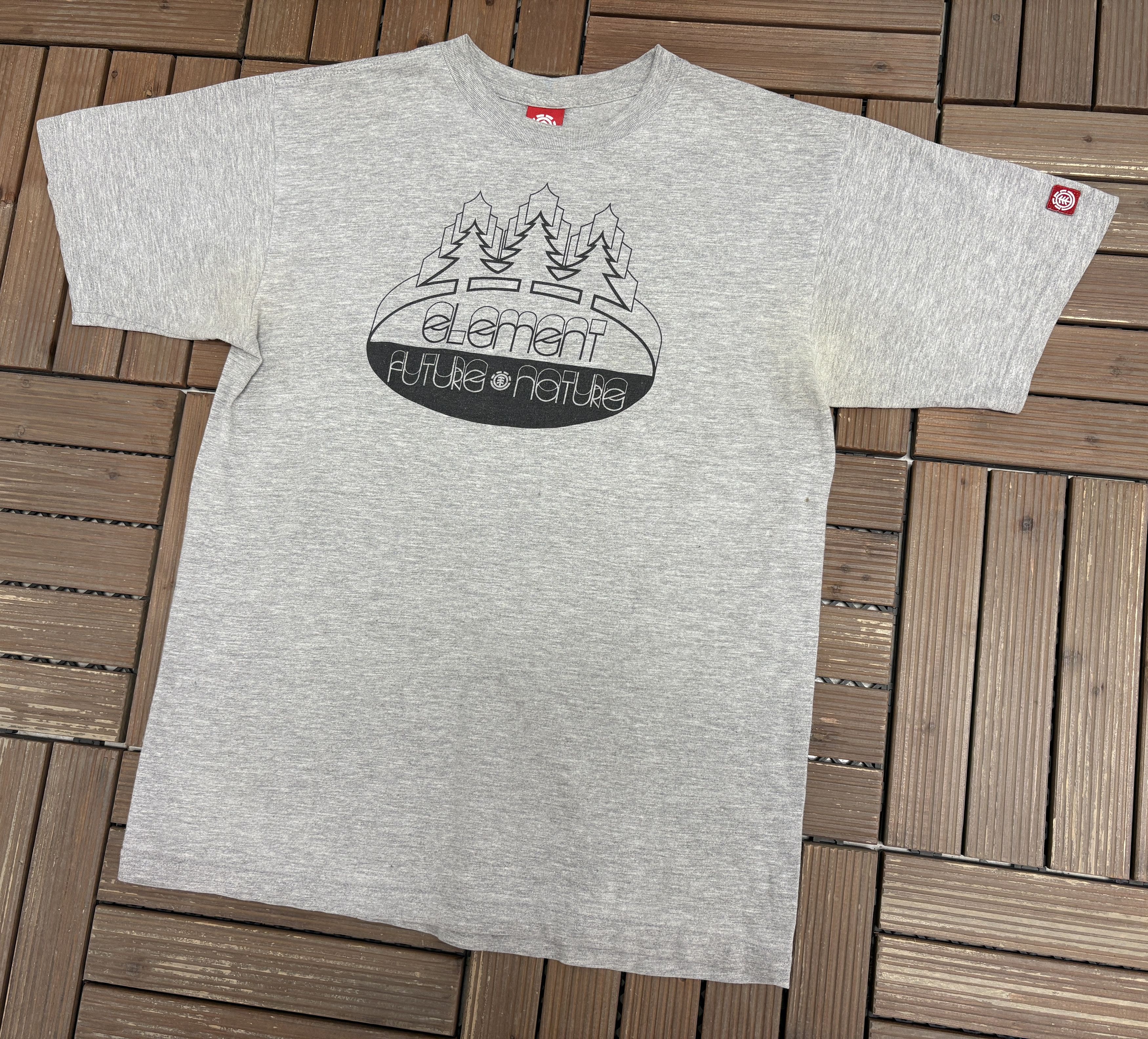 Element Element Skateboards Future & Nature Vintage Grey Tee Size US L / EU 52-54 / 3 - 2 Thumbnail