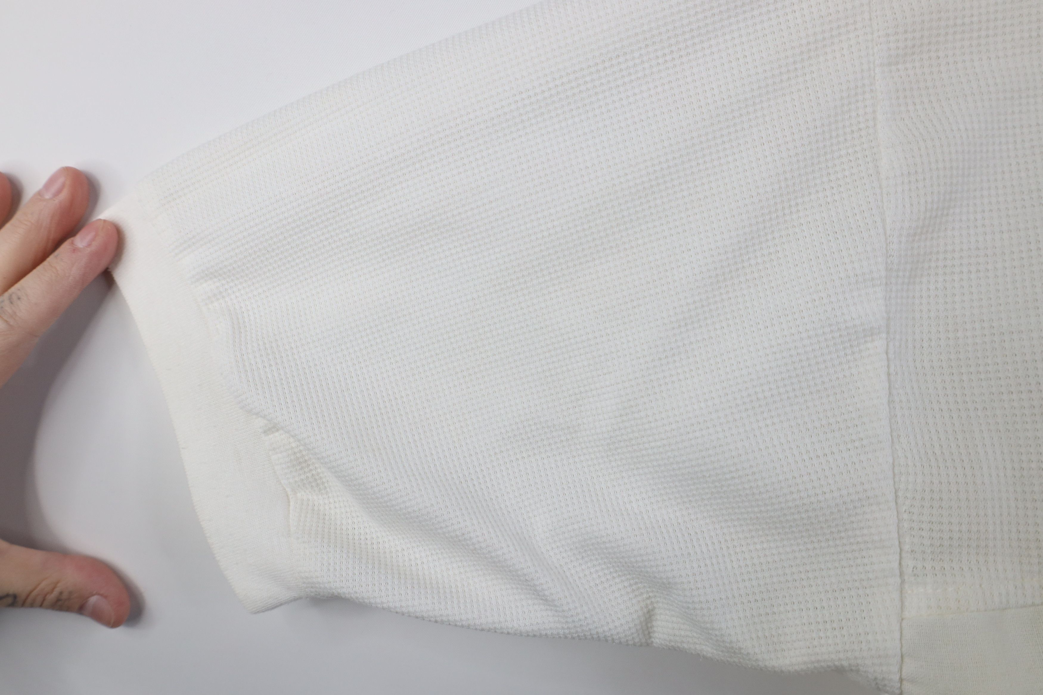 Vintage Vintage 90s Streetwear Knit Pullover Polo Shirt White Size US XL / EU 56 / 4 - 6 Thumbnail