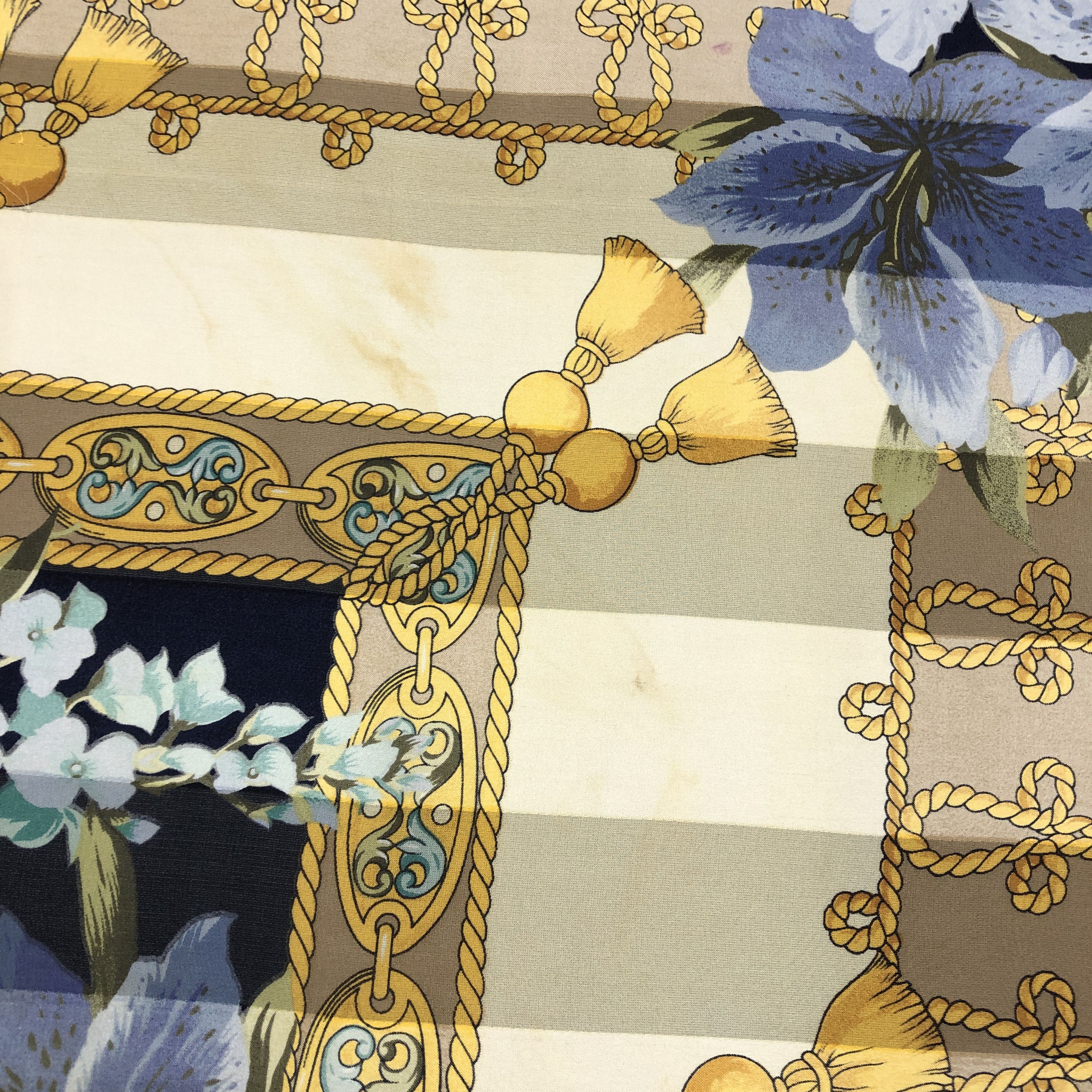 Other × Vintage Vintage La Fenice SILK Scarf Twill Stole Wraps Scarves Size ONE SIZE - 13 Thumbnail