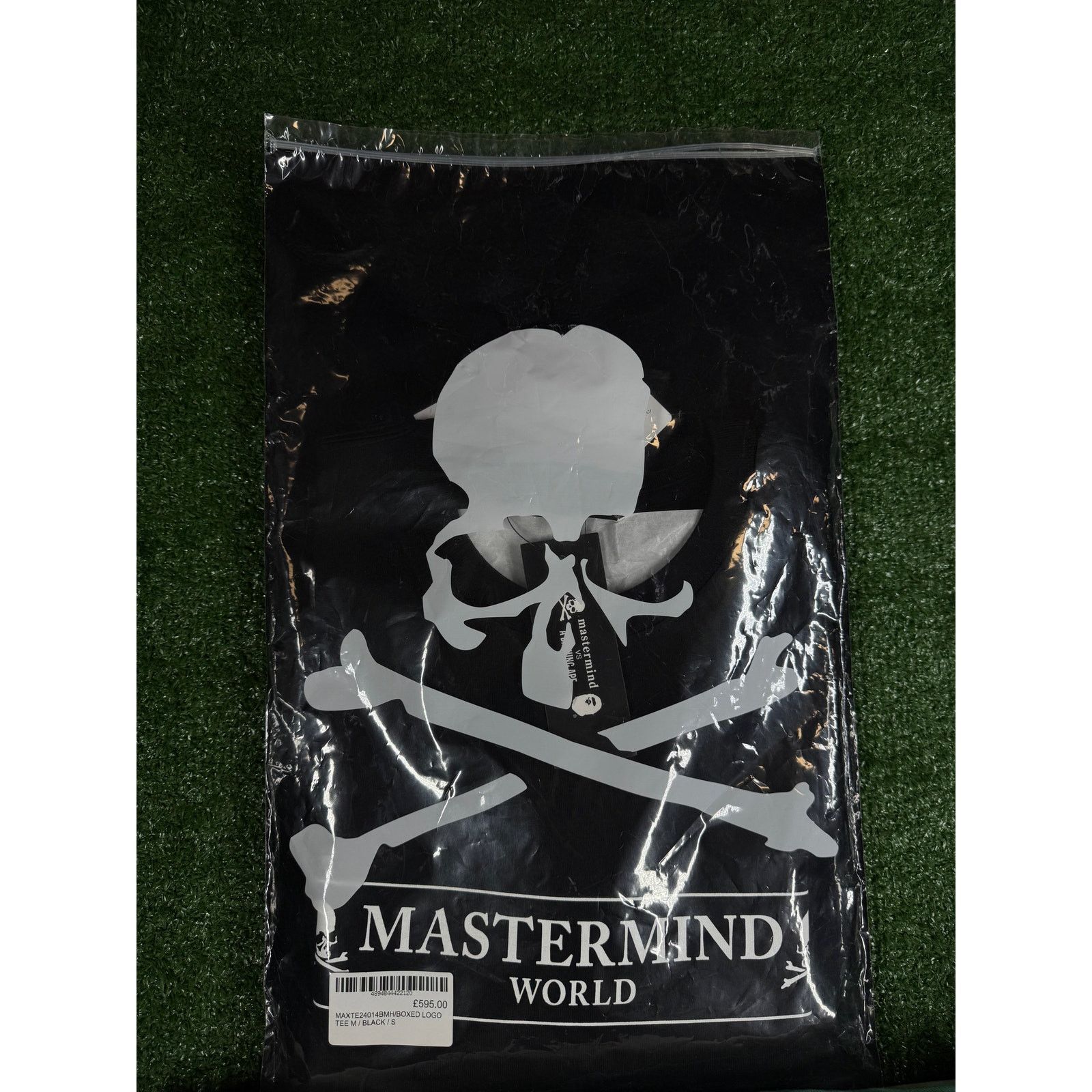 Mastermind Japan Mastermind Vs. Bape Boxed Logo Black S/S T-Shirt Size Medium Size US M / EU 48-50 / 2 - 7 Thumbnail