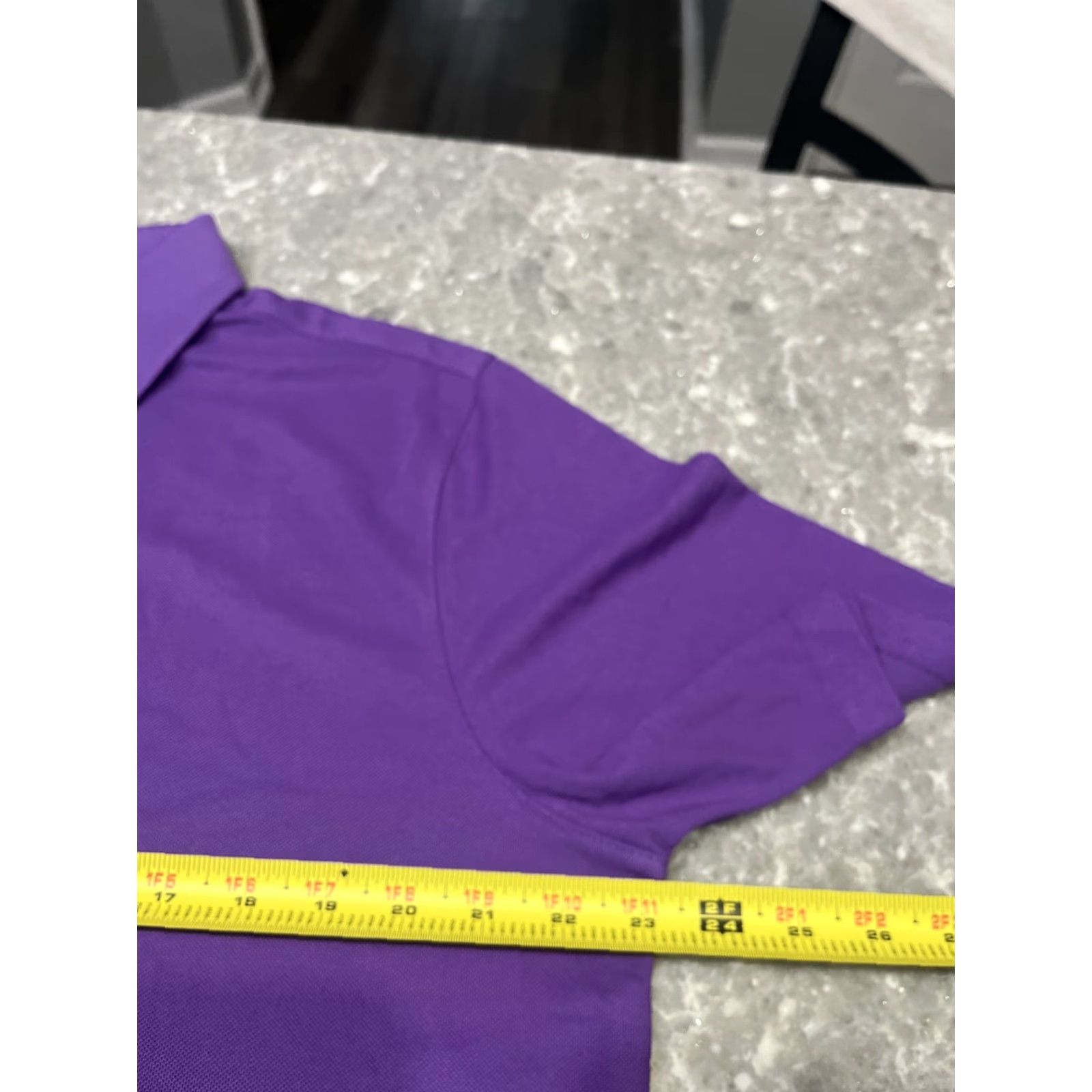 Vintage Glenmuir 1891 Polo Shirt Golf Mens L Purple Quick Dry Short Sleeve Jersey 100% Polyester Logo Classic Size US L / EU 52-54 / 3 - 5 Thumbnail