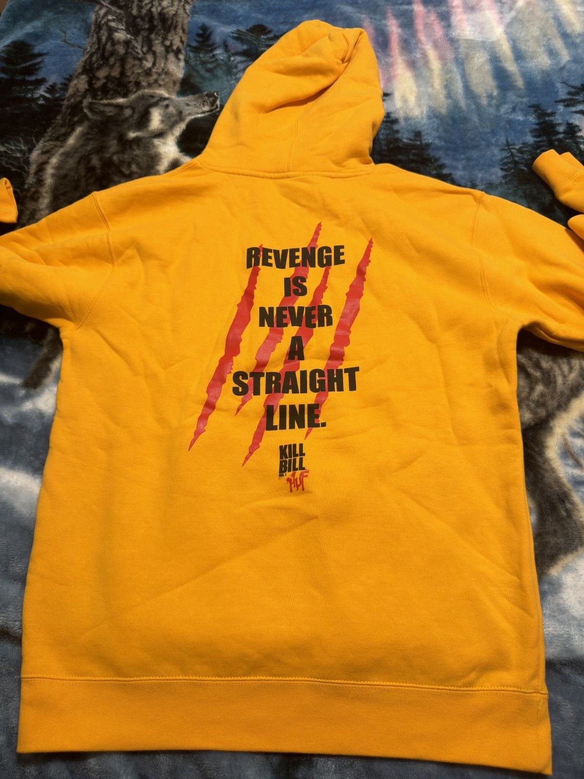 Huf Kill Bill Miramax x HUF Yellow Revenge Hoodie (Medium