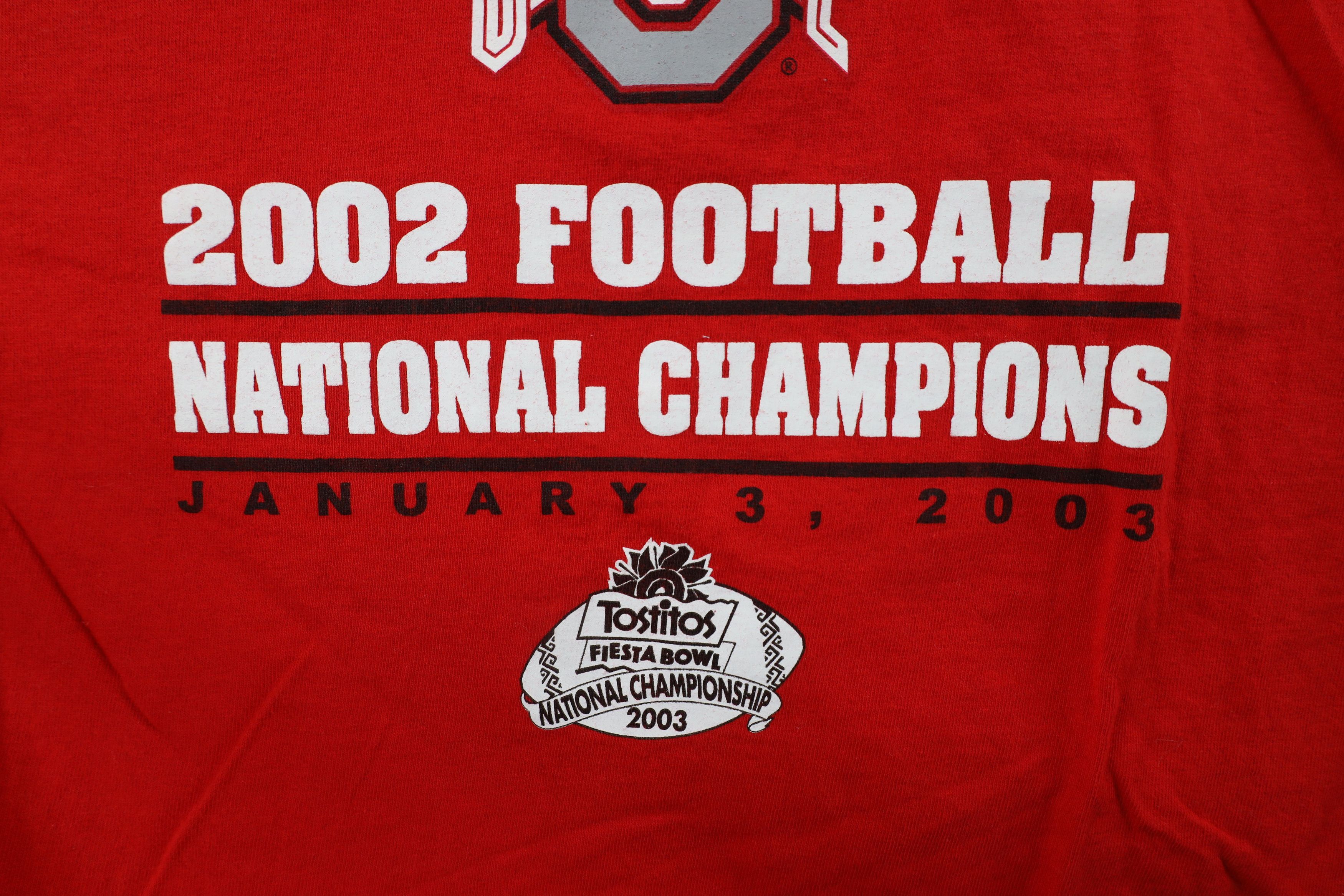 Vintage Vintage Champs Ohio State University Football T-Shirt Size US XL / EU 56 / 4 - 5 Thumbnail