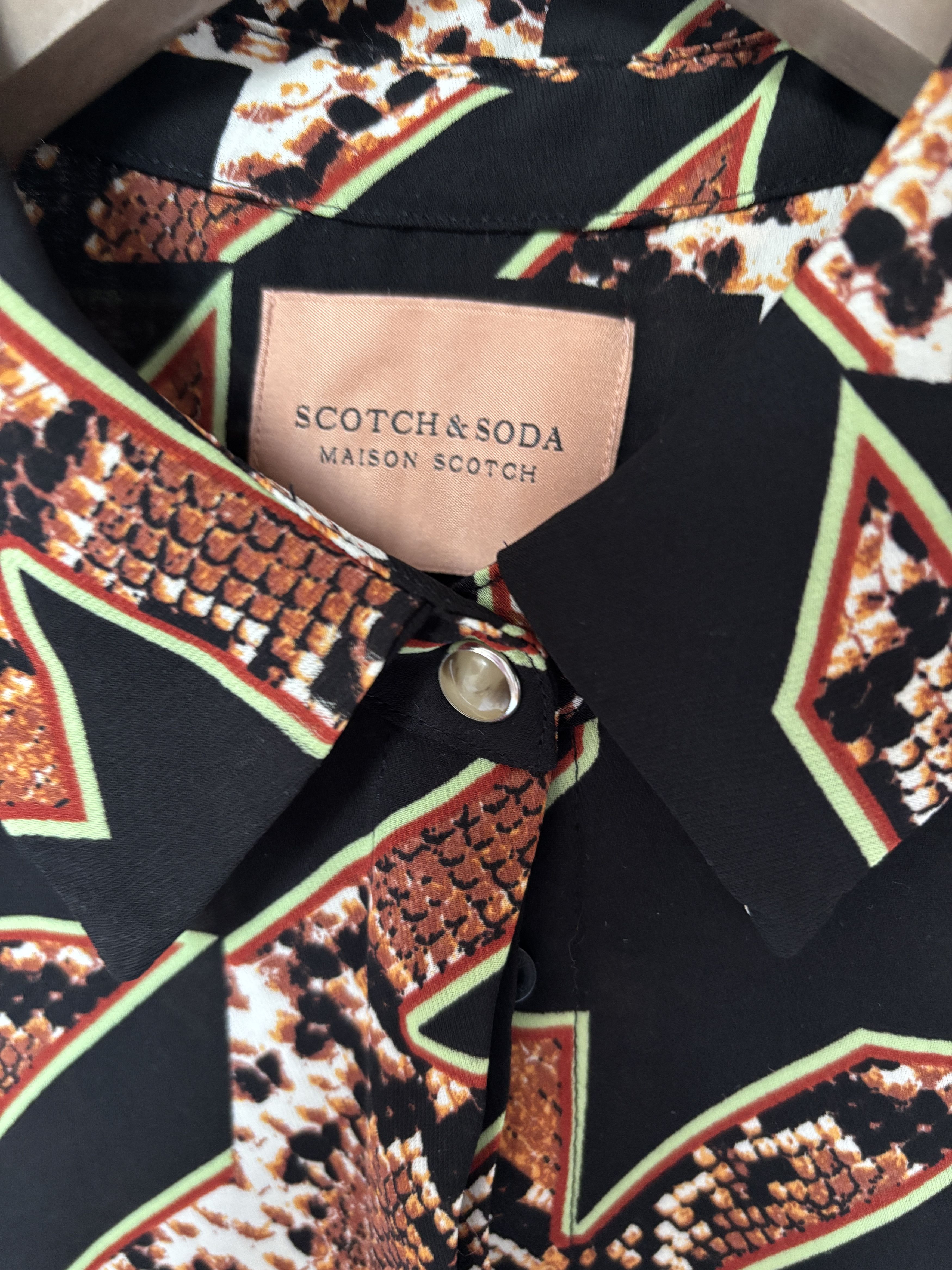 Maison Scotch × Scotch & Soda Scotch & Soda Maison Scotch Printed Button-Up Shirt Size S / US 4 / IT 40 - 3 Thumbnail