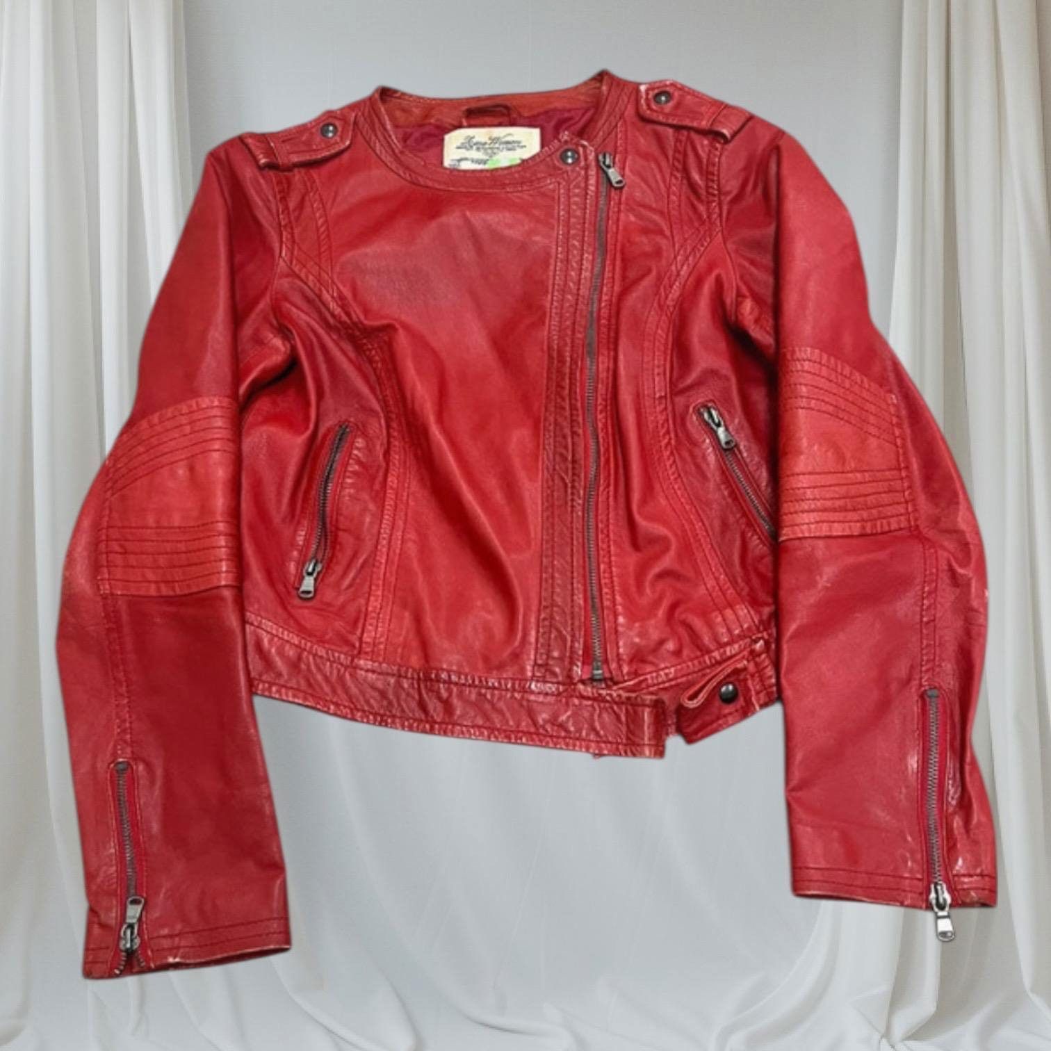 Gucci The Asymmetrical Moto Leather Jacket Size ONE SIZE - 8 Thumbnail