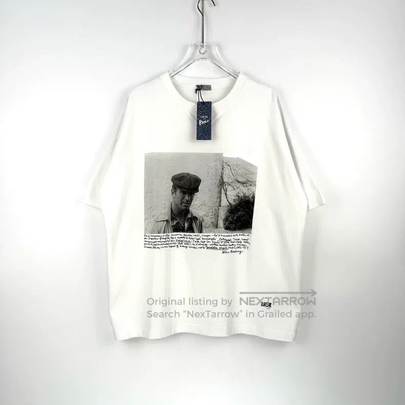 Dior Dior White United portrait embroidered logo short sleeves Size US XL / EU 56 / 4 - 3 Thumbnail