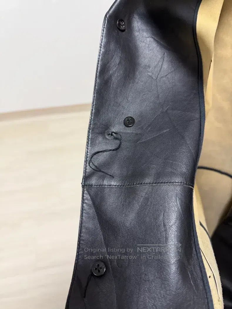 Jil Sander Jil Sander size 48 Black leather blazer Size 48R - 6 Thumbnail