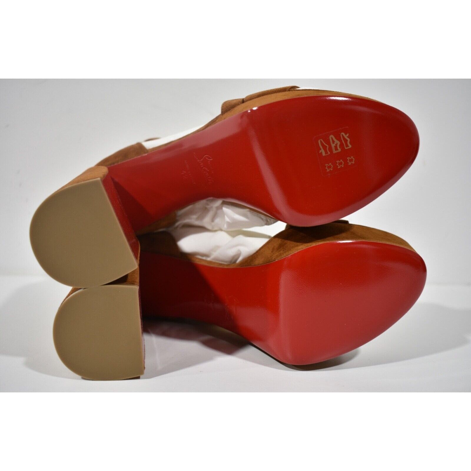 Christian Louboutin Movida Sandal 130 Foxy Brown Suede Platform Heel Pump 42 Size US 12 / IT 42 - 11 Thumbnail