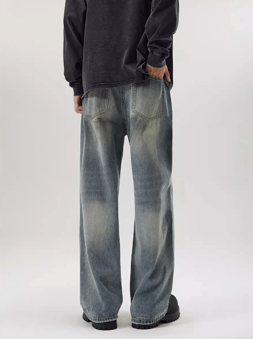 Japanese Brand × Jean American retro hip-hop graffiti dirtyfit jeans Size US 32 / EU 48 - 4 Thumbnail