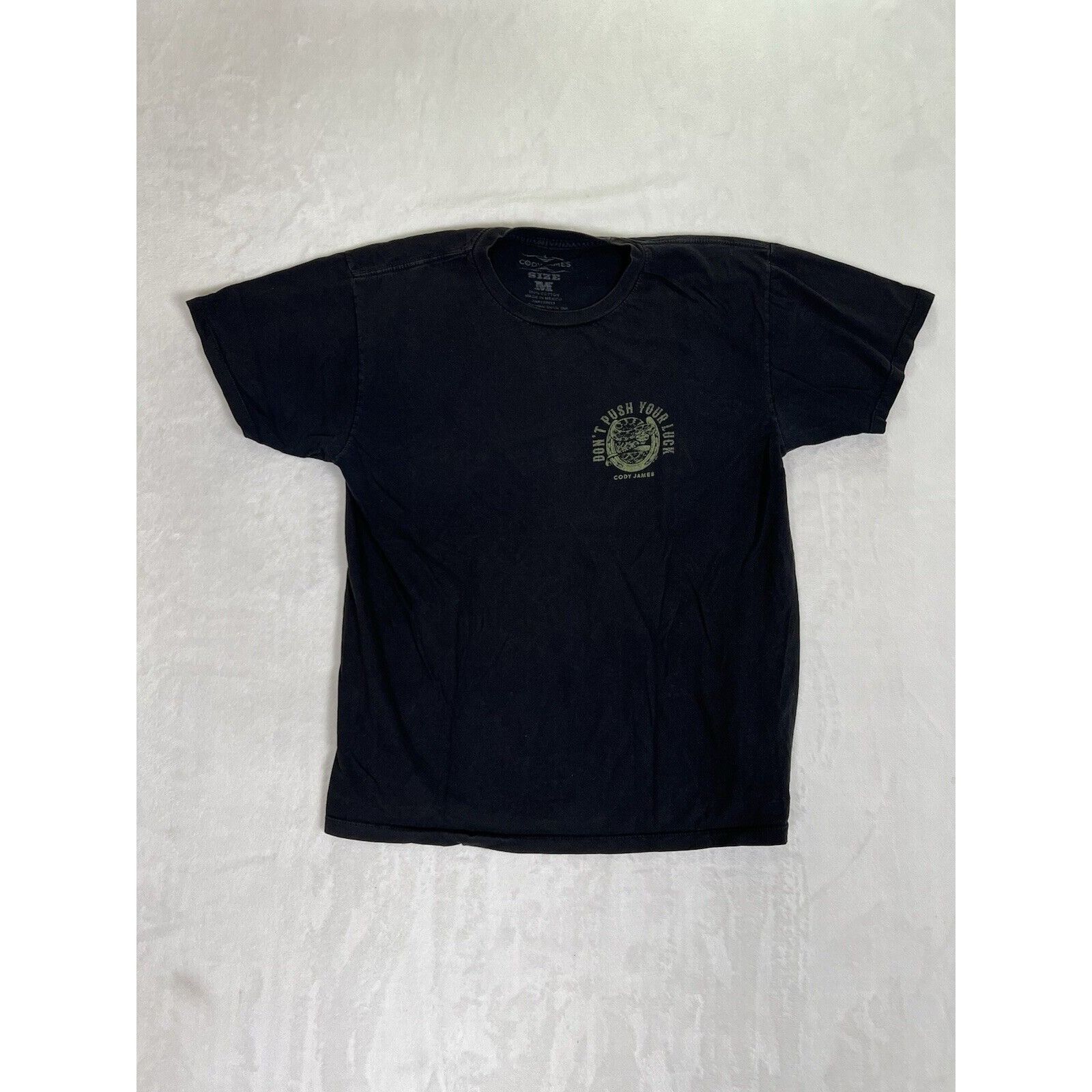 Cody James Cody James T-Shirt Size Medium “Don’t Push Your Luck” Rattle Size US M / EU 48-50 / 2 - 2 Thumbnail