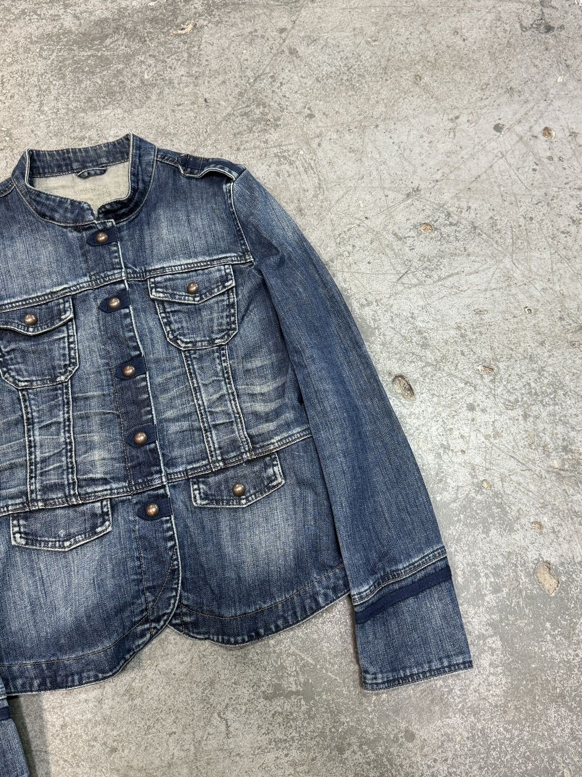 Vintage Vintage Avant Garde Opium y2k Napoleon Leather Jacket Size M / US 6-8 / IT 42-44 - 7 Thumbnail