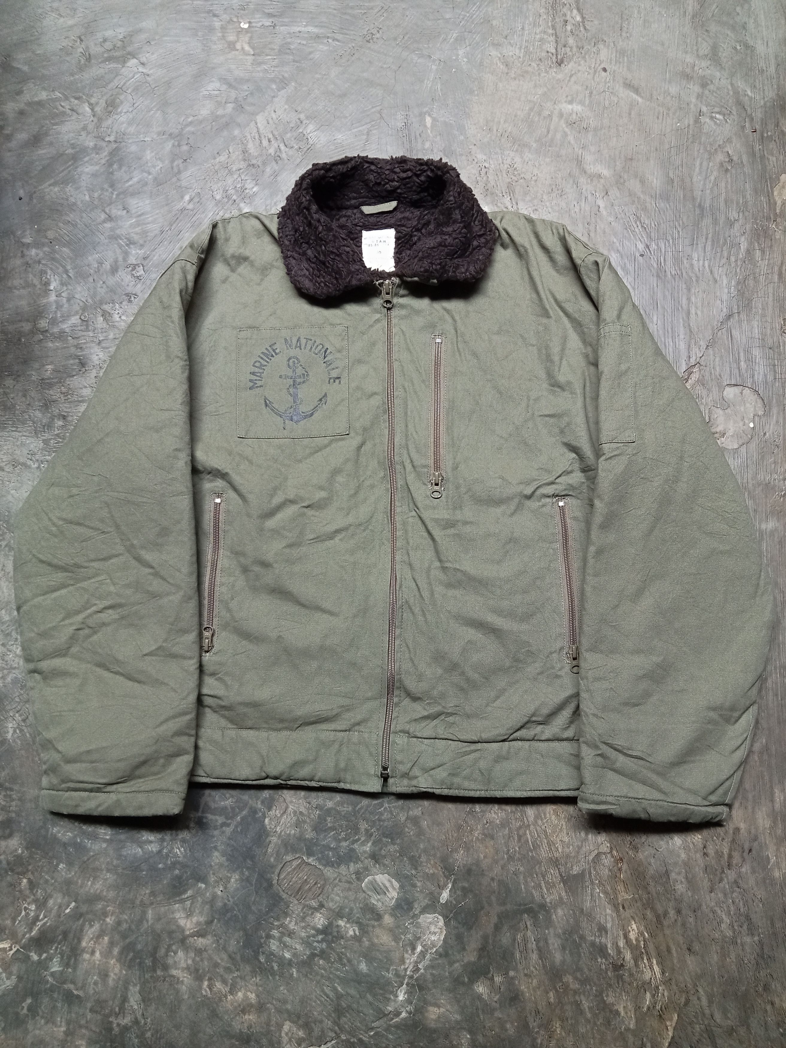 image of Reproduction Sessler Mfg French Deck Military Jacket in Army, Men's (Size Medium)