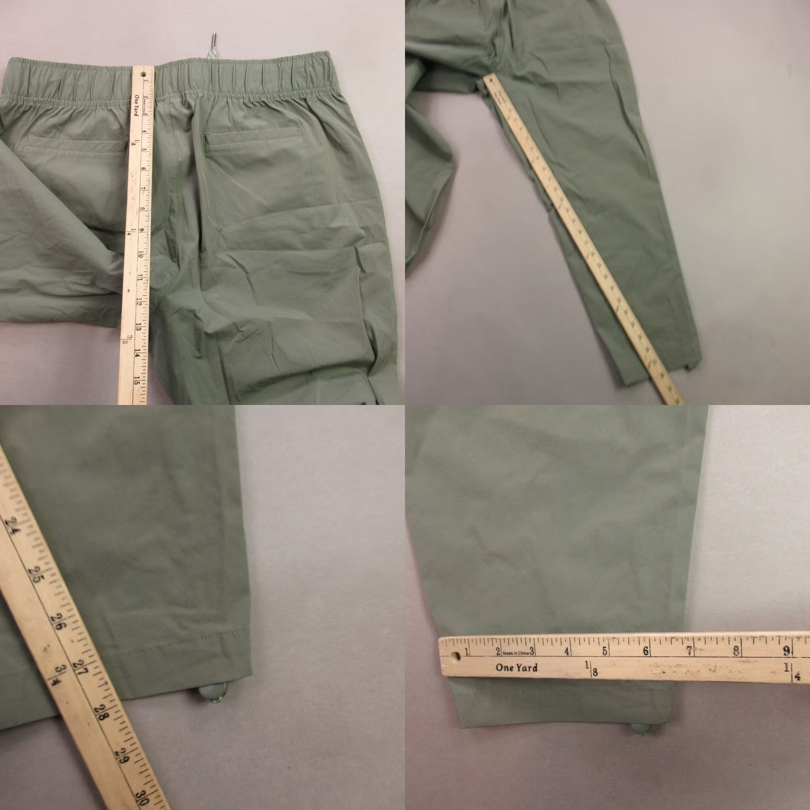 Avalanche Avalanche Pants Womens Large Chino Green Drawstring Pockets Lightweight Casual Regular Fit Size 36" / US 14 / IT 50 - 8 Thumbnail
