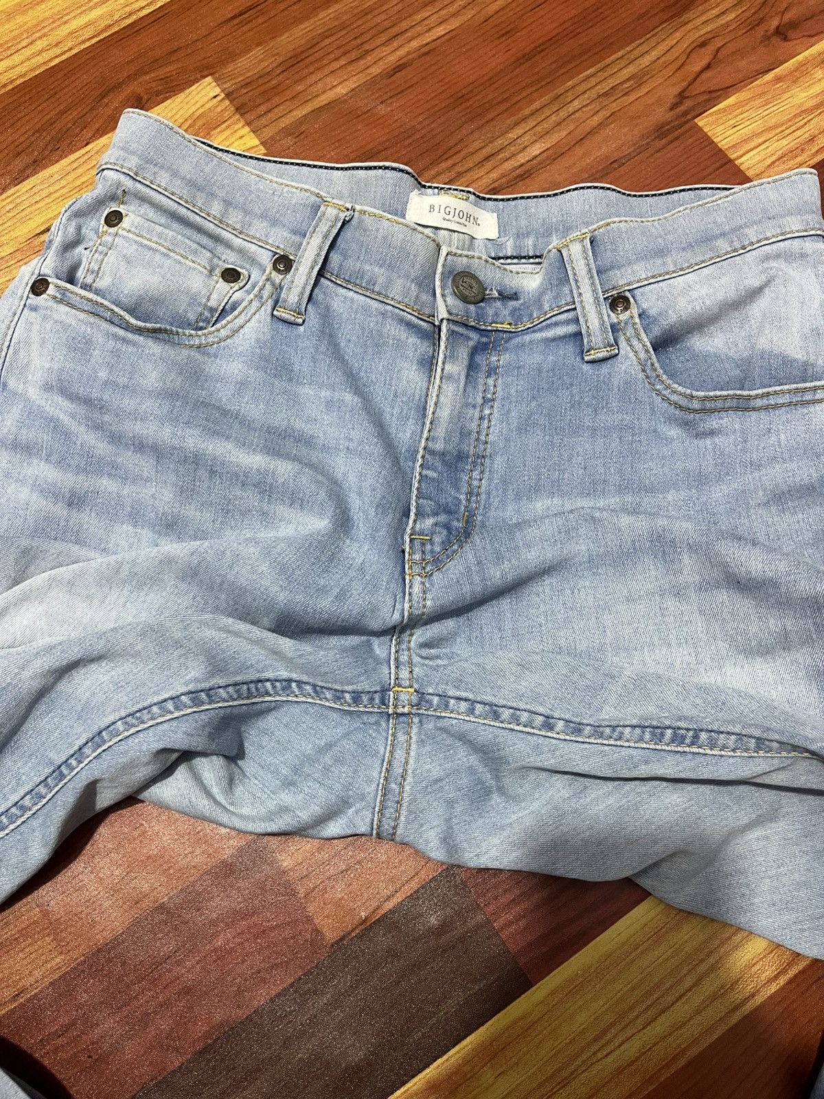 Big John Big John Japan Skinny Fit Light Wash Jeans W30 Size US 30 / EU 46 - 14 Thumbnail