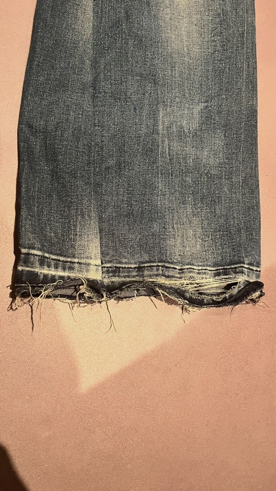 Handmade Double waist flair jeans selfmade Size US 32 / EU 48 - 3 Thumbnail