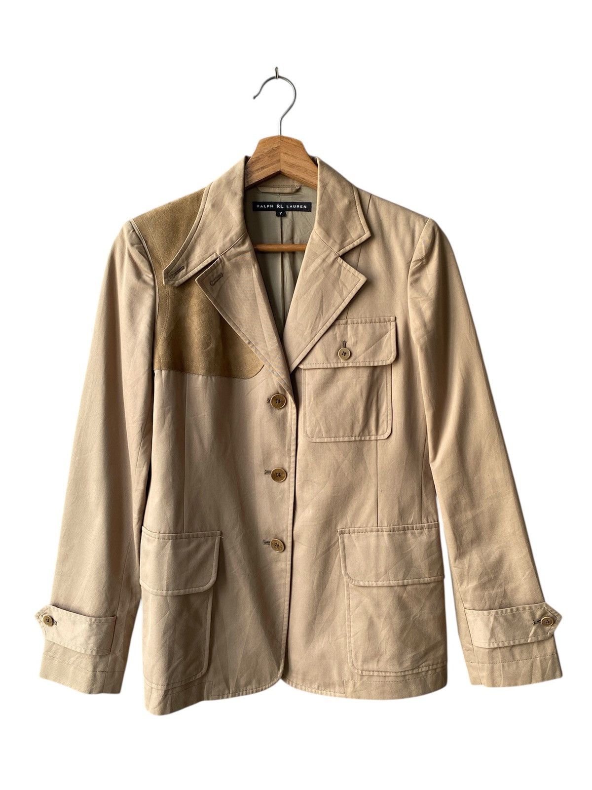 Ralph Lauren Vintage Ralph Lauren Tan Colour Jacket Size US S / EU 44-46 / 1 - 1 Thumbnail