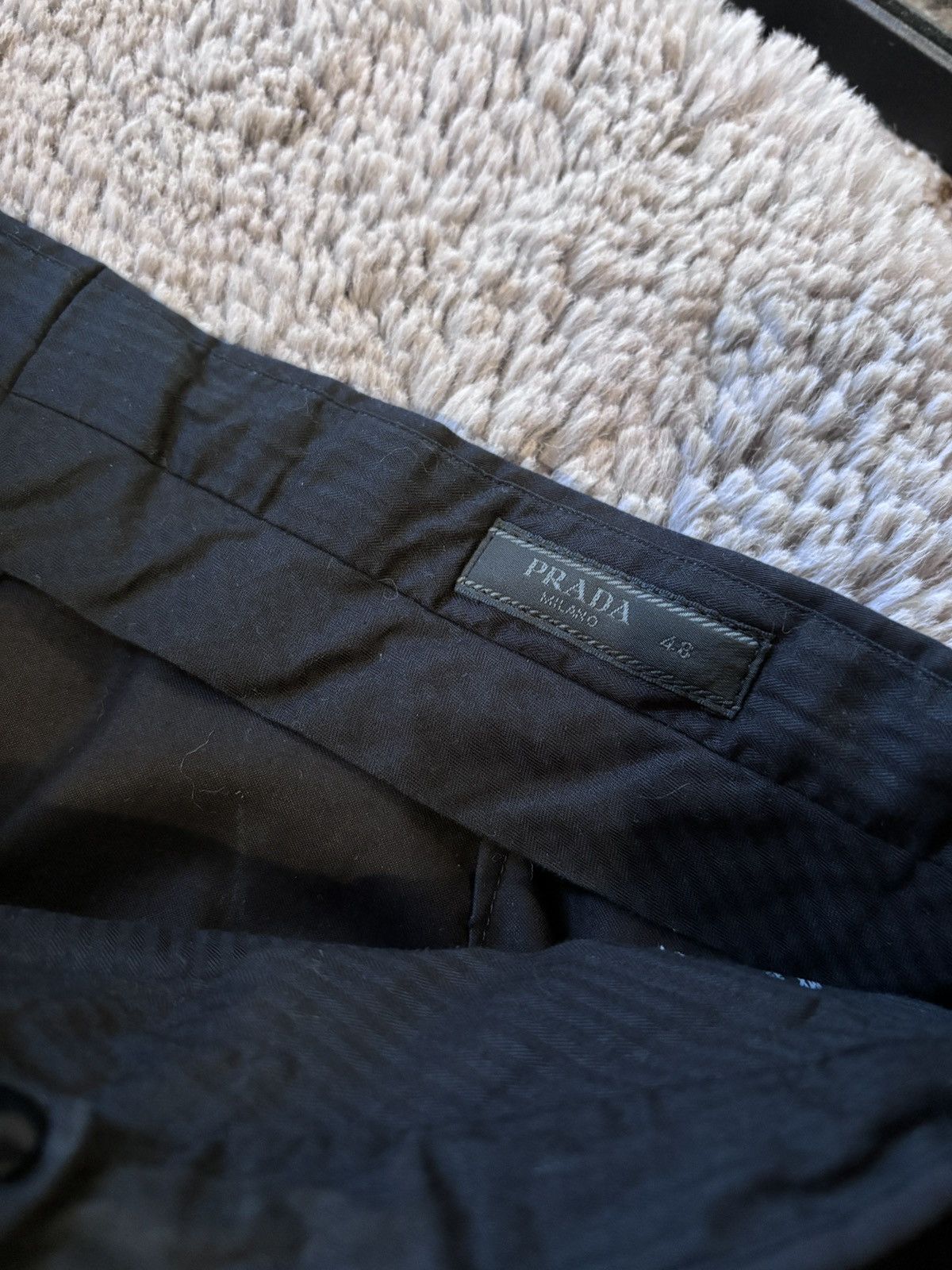 Prada Prada tailored black cotton trousers Size US 32 / EU 48 - 5 Thumbnail