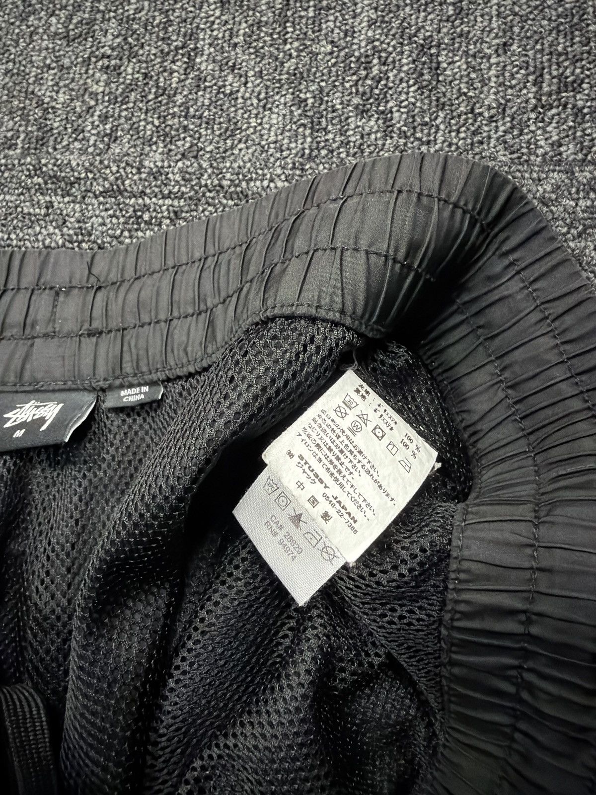 Stussy Black Stussy Track Pants - Medium Size US 31 - 9 Thumbnail