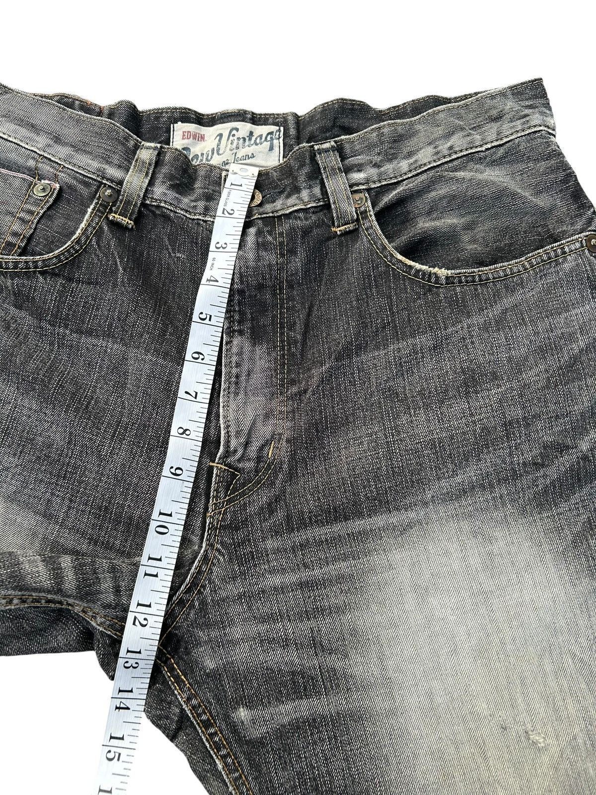 Kapital Thrashed Vintage Edwin 505V Selvedge Denim Jeans Size US 36 / EU 52 - 21 Thumbnail