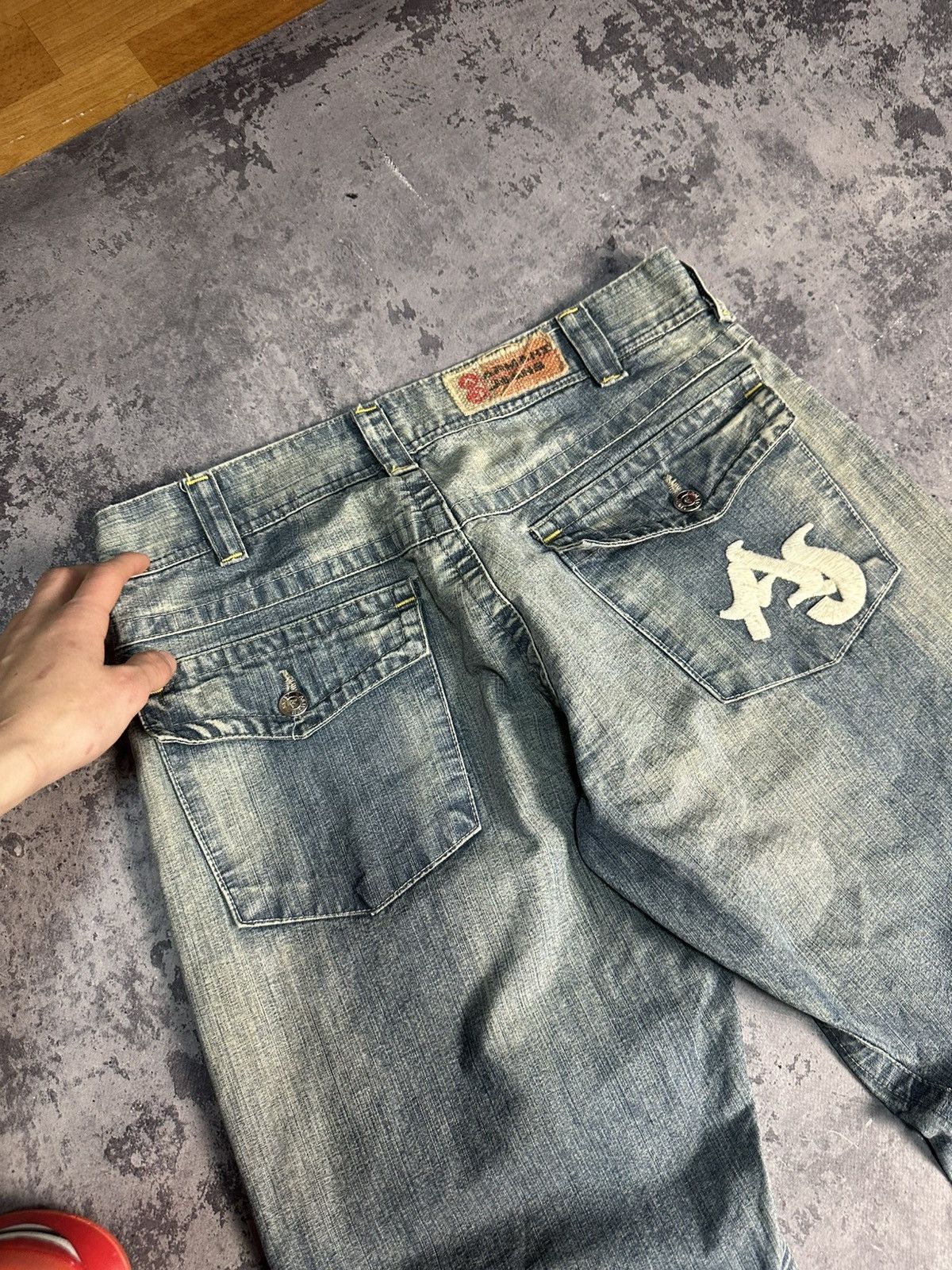 Armani Vintage Armani Bootcut Flared Denim Pants Jeans Size US 34 / EU 50 - 5 Thumbnail