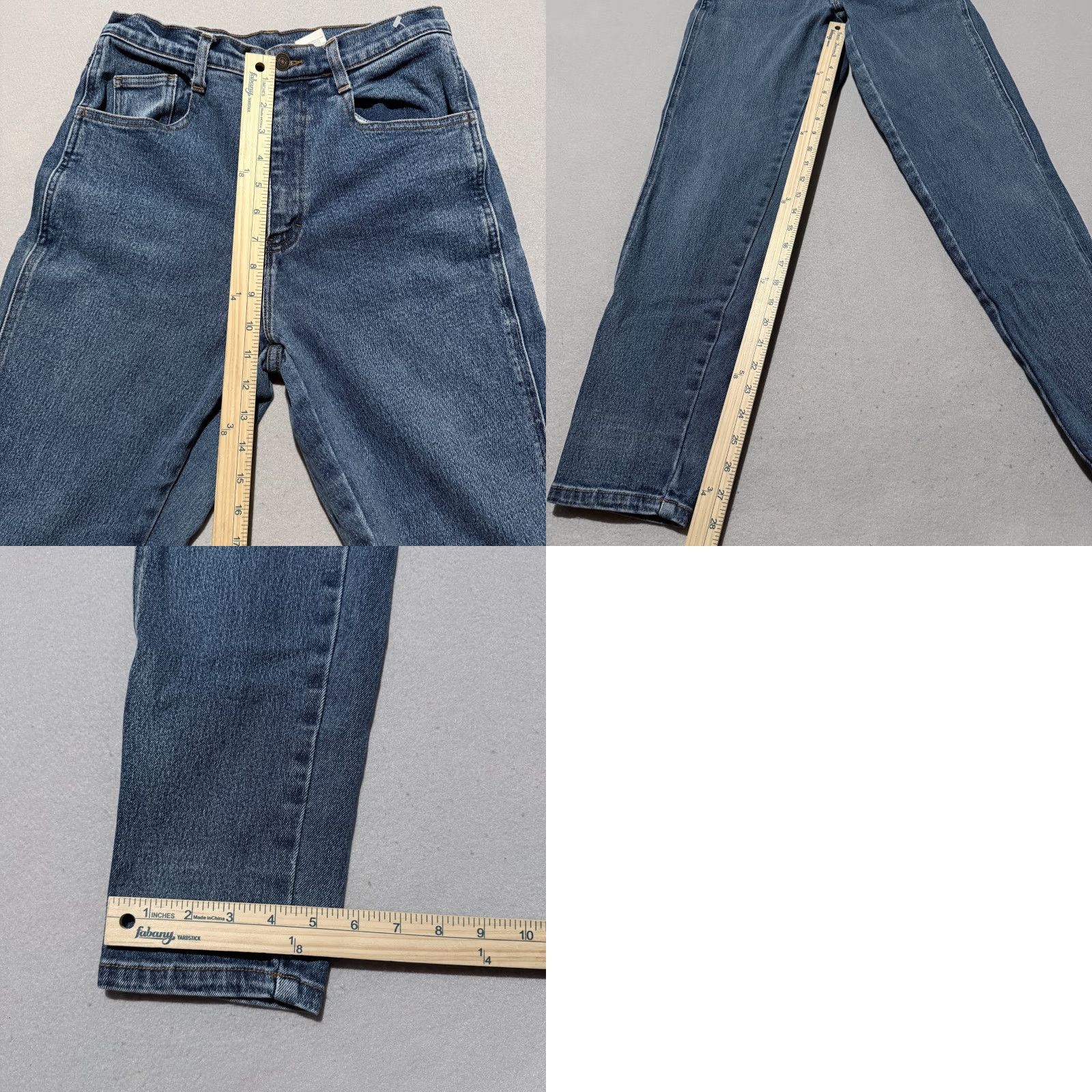 Jordache Jordache Jeans Women's Blue Denim Stretch Pockets High Rise Classic Skinny - 6 Size 28" / US 6 / IT 42 - 9 Thumbnail