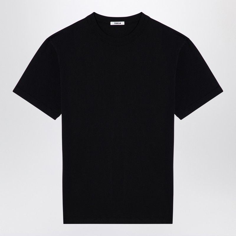 Tekla Tekla Black Cotton Crew-Neck T-Shirt Size US XXS / EU 40 - 1 Thumbnail