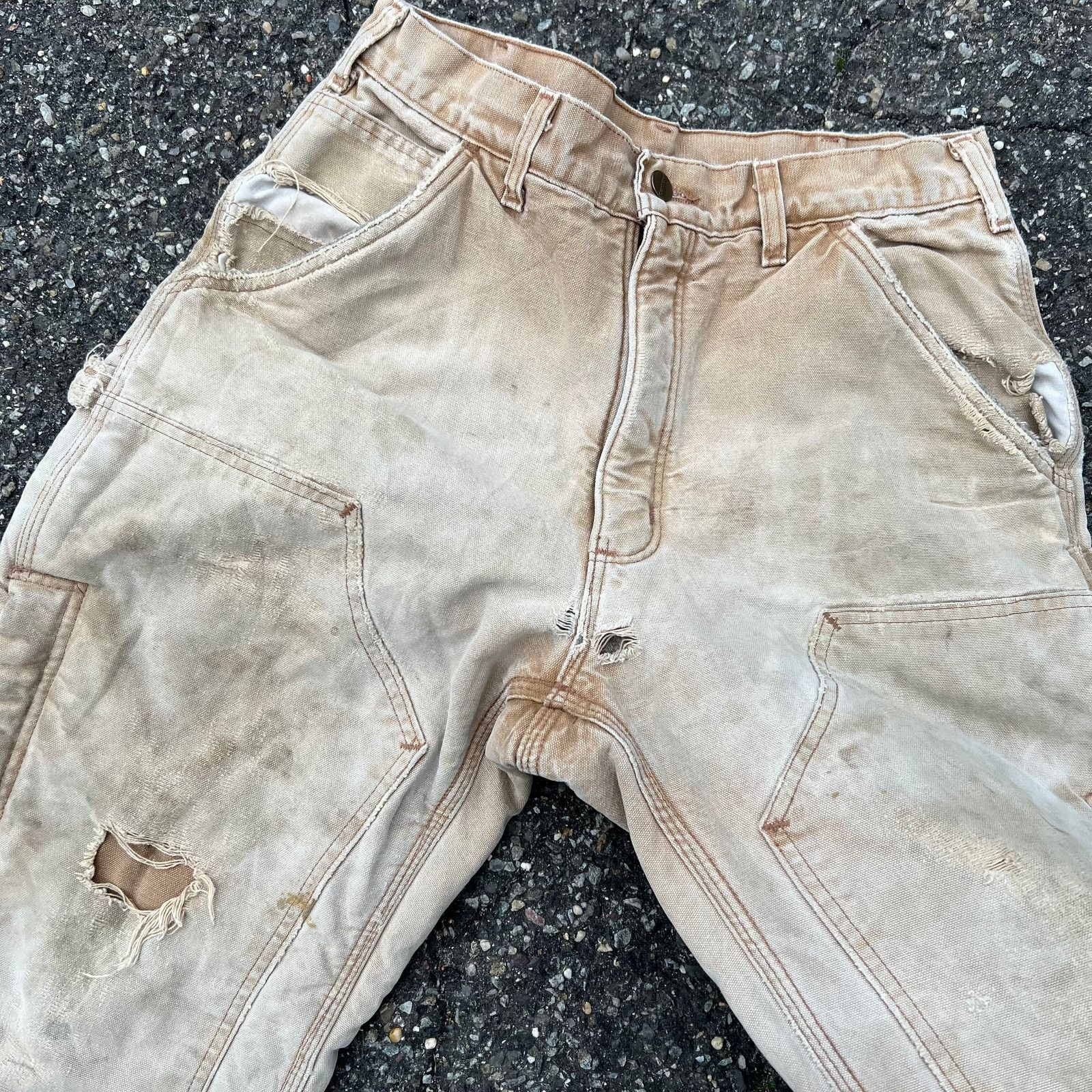 Carhartt Vintage carhartt brown double knee work wear carpenter pants Size US 30 / EU 46 - 4 Thumbnail