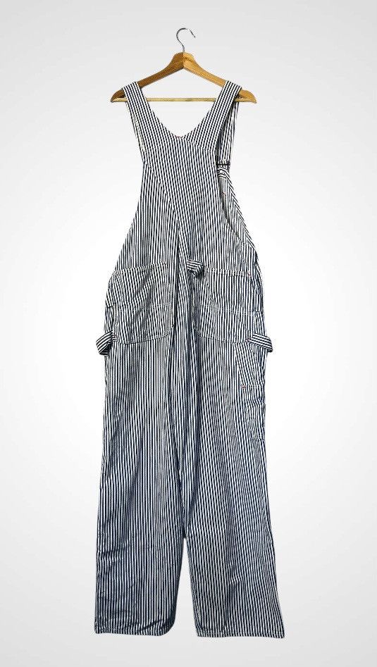 Original Montgomery Vintage Ward Montgomery Double Knee Hickory Jumpsuit Size US 38 / EU 54 - 4 Thumbnail