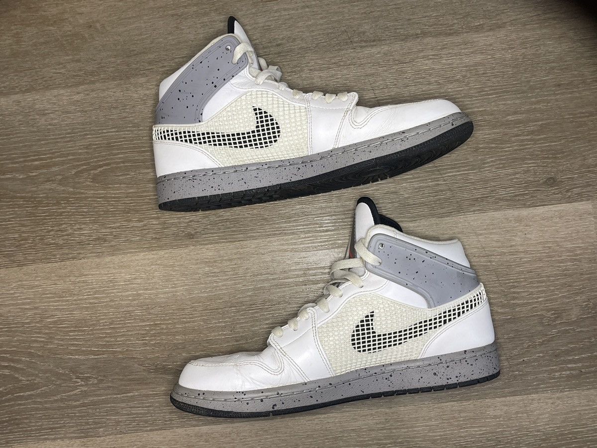 Nike Jordan 1 retro 89 white cement Size US 10 / EU 43 - 3 Thumbnail