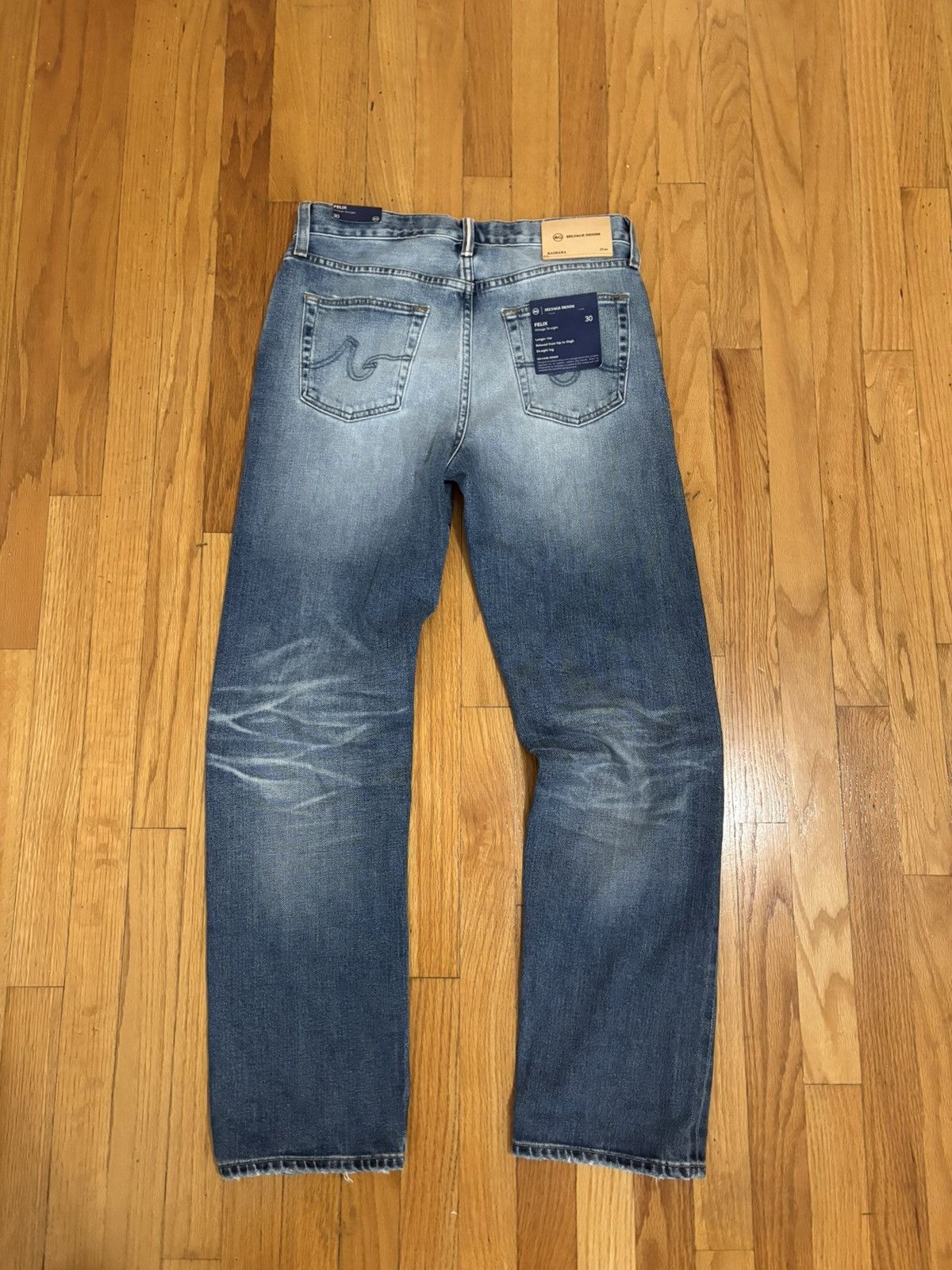 AG Adriano Goldschmied AG Felix Selvage Denim - Vintage Straight Size US 30 / EU 46 - 3 Thumbnail
