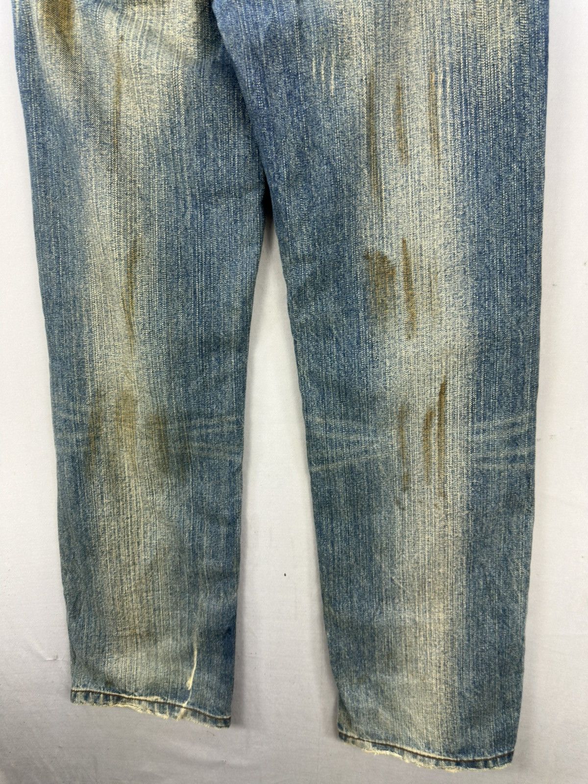 If Six Was Nine SixStarExclusiveDesign Distressed Straight Cut Jeans Size US 32 / EU 48 - 8 Thumbnail