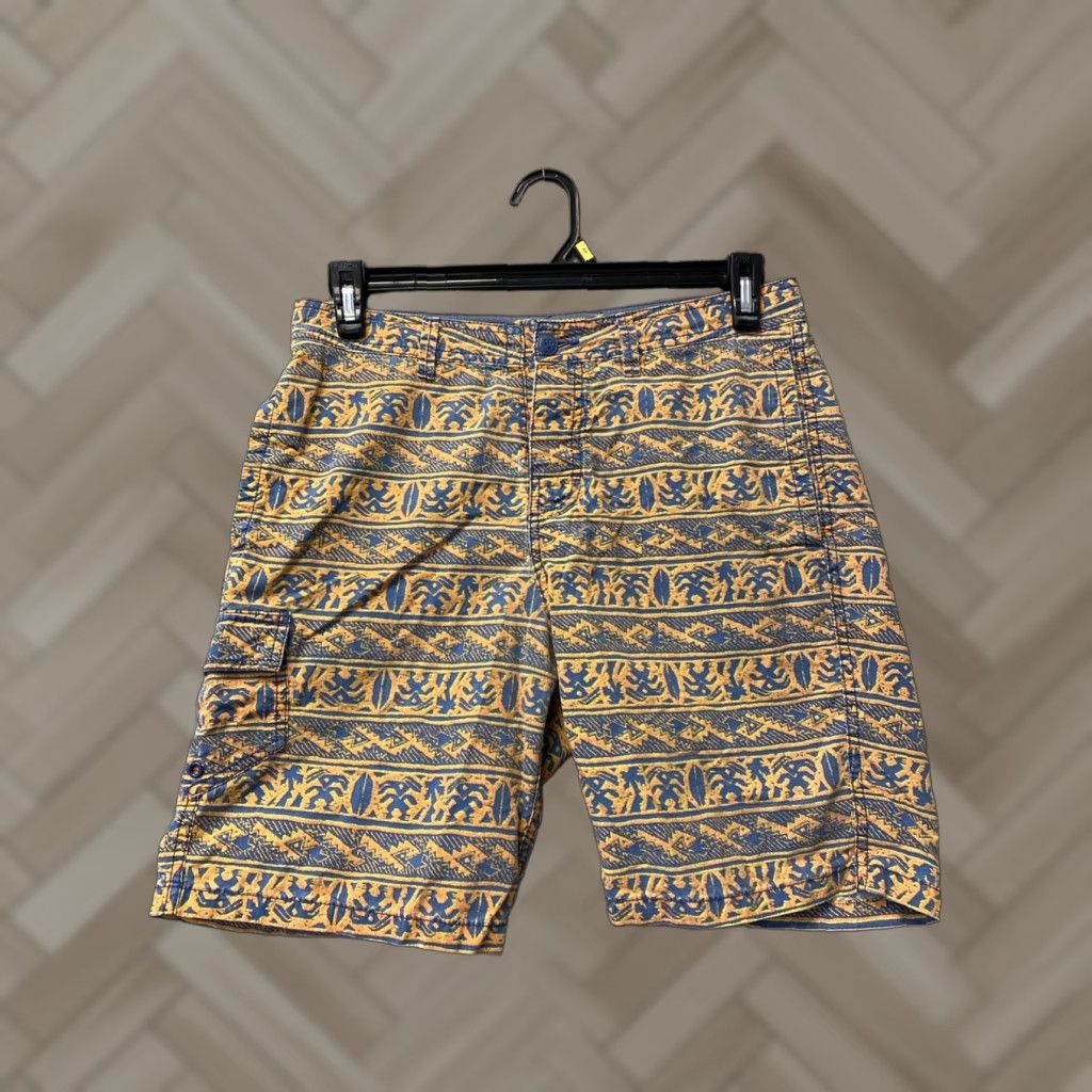 Vans VANS Off The Wall Men's Hybrid Board Shorts 31 Multi-Color Tribal Surfing Beachwear Size US 31 - 1 Thumbnail