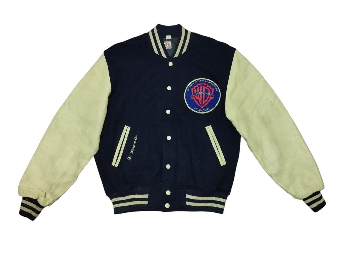 🔥VTG WARNER BROS WOOL/LEATHER VARSITY JACKETS