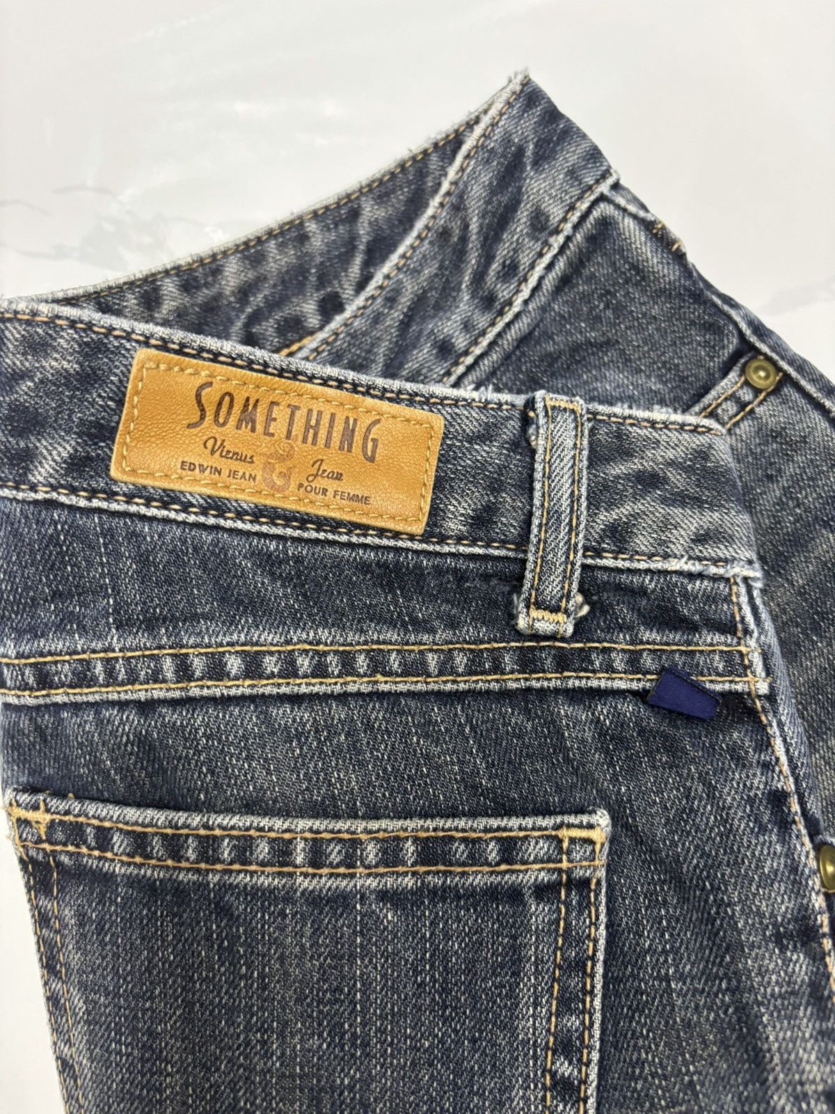 Hysteric Glamour × Undercover 💥EDWIN FLARED BOOTCUT DISTRESSED DENIM JEANS A37 Size 27" / US 4 / IT 40 - 11 Thumbnail
