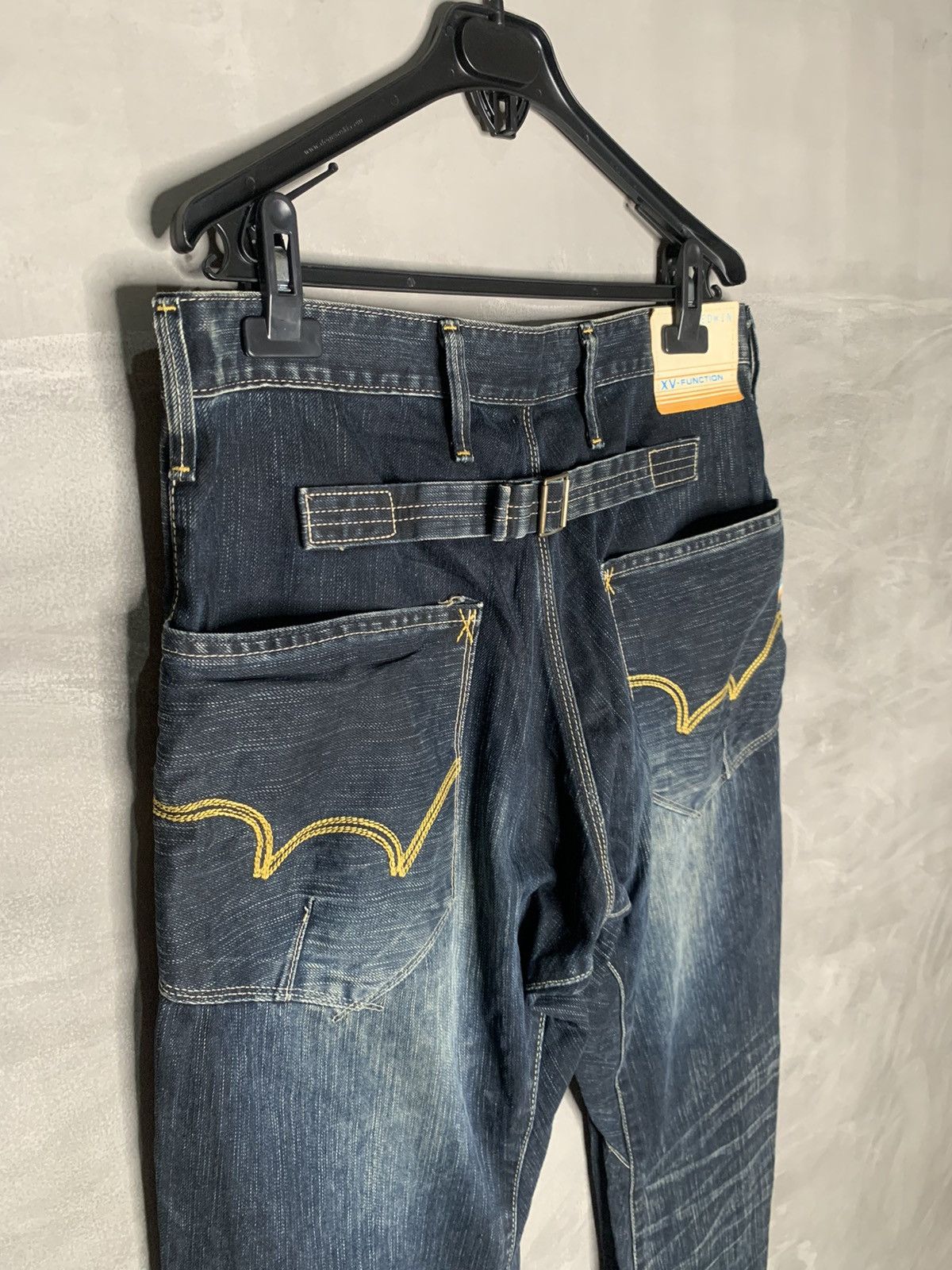 Edwin Vintage Edwin XV Function Buckleback Baggy Denim Jeans Size US 34 / EU 50 - 2 Thumbnail