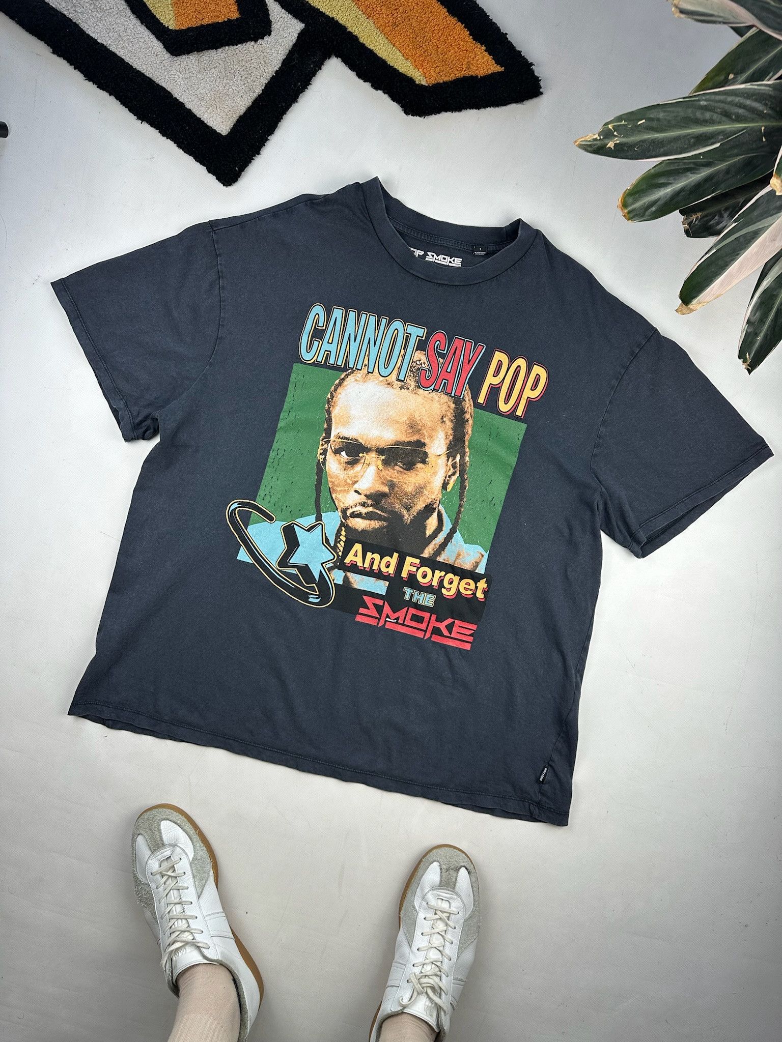 Rap Tees Pop Smoke tShirt rap tee vlone style Size US L / EU 52-54 / 3 - 1 Thumbnail