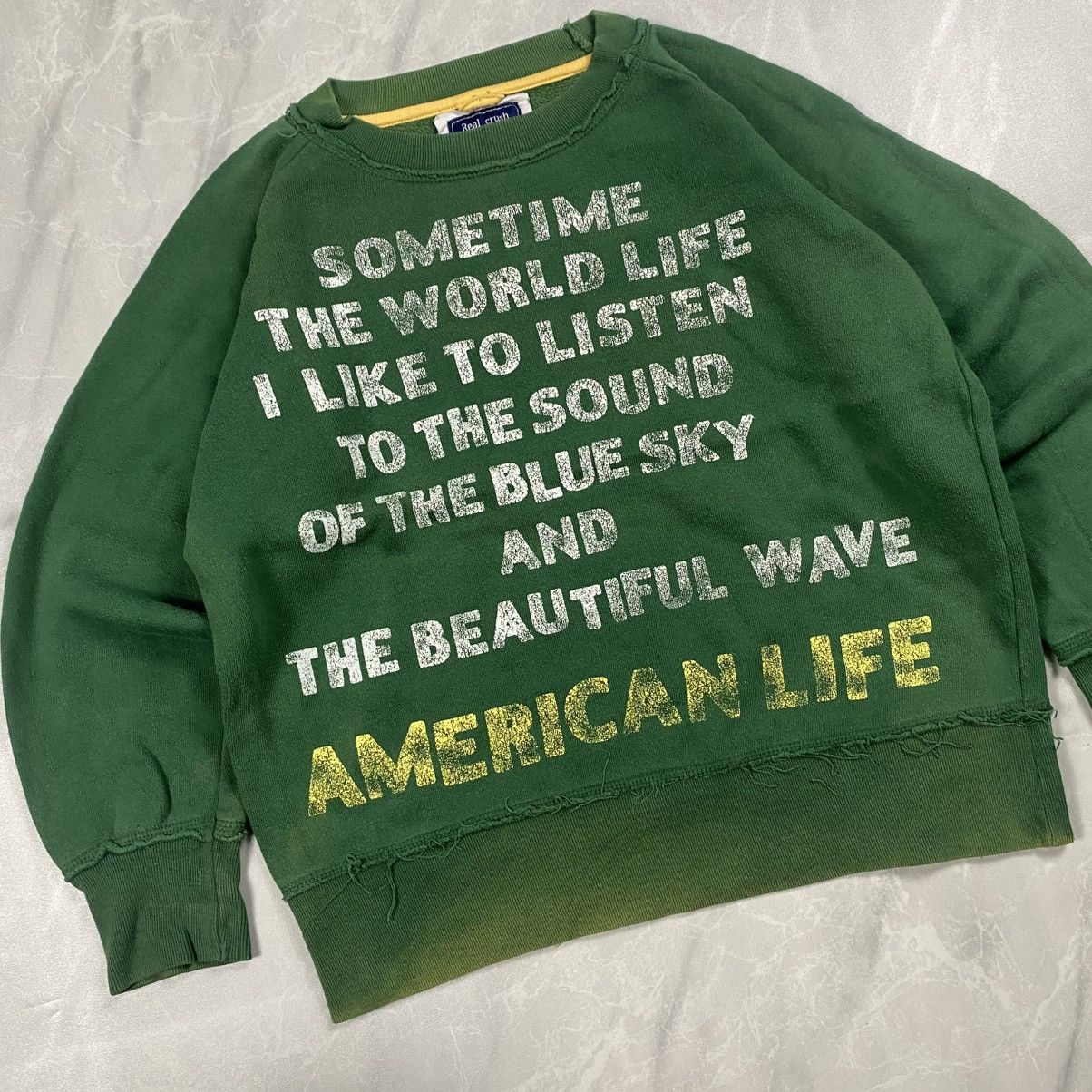 Japanese Brand y2k Japan Streetwear Wording Slimfit Crewneck Size S / US 4 / IT 40 - 2 Thumbnail