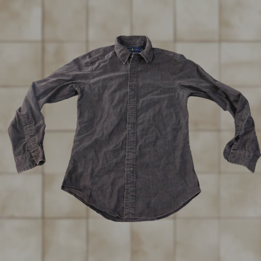 Ralph Lauren Ralph Lauren Shirt Mens Small Gray Paisley Slim Fit Button-Up Logo Classic Size US S / EU 44-46 / 1 - 1 Thumbnail