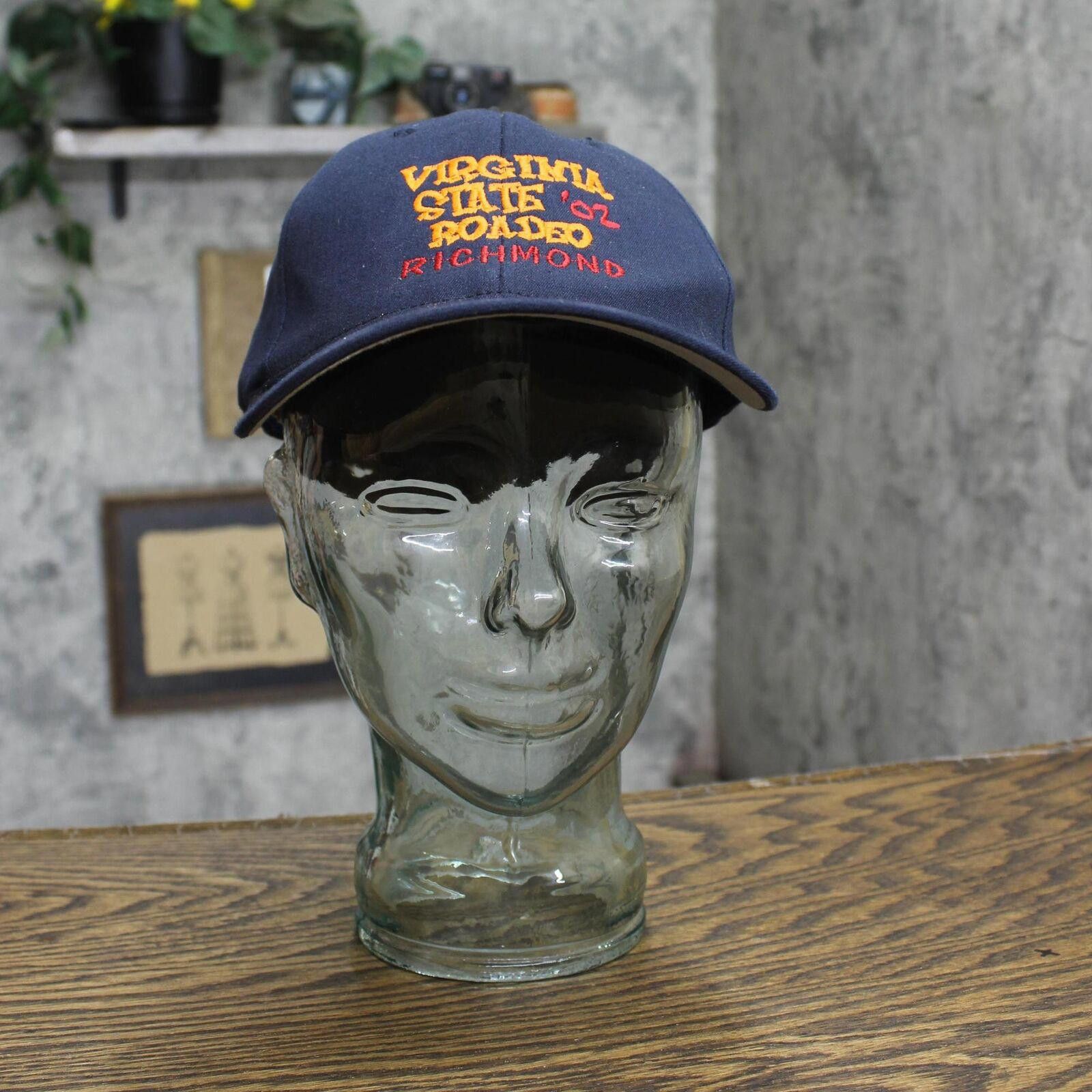 Designer Zkapz Virginia State Roadeo 2002 Baseball Hat Navy Blue S/M Size ONE SIZE - 1 Thumbnail