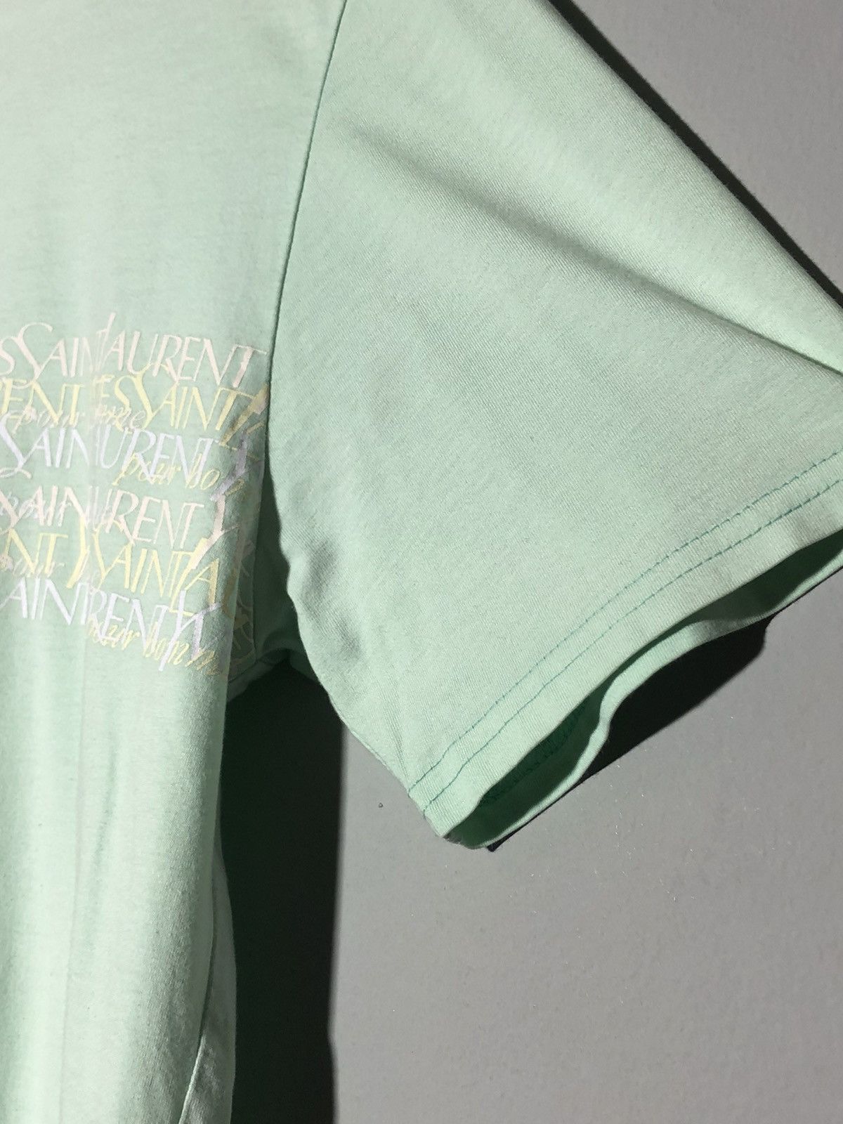 Vintage × Yves Saint Laurent Vintage Yves Saint Laurent Y2k Streetwear Style T-shirt Size US S / EU 44-46 / 1 - 5 Thumbnail