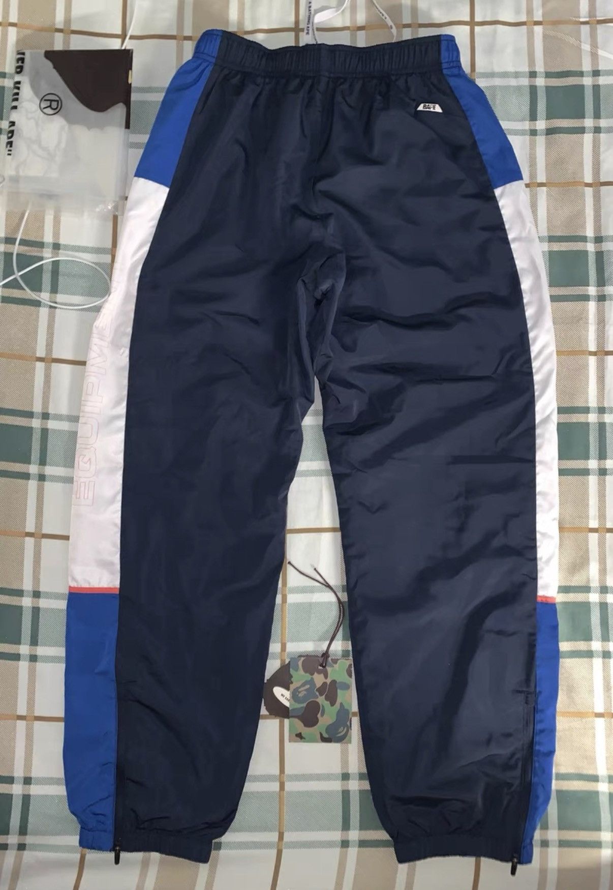 Bape BAPE OG Nigo era black woven track pants Size US 32 / EU 48 - 8 Thumbnail