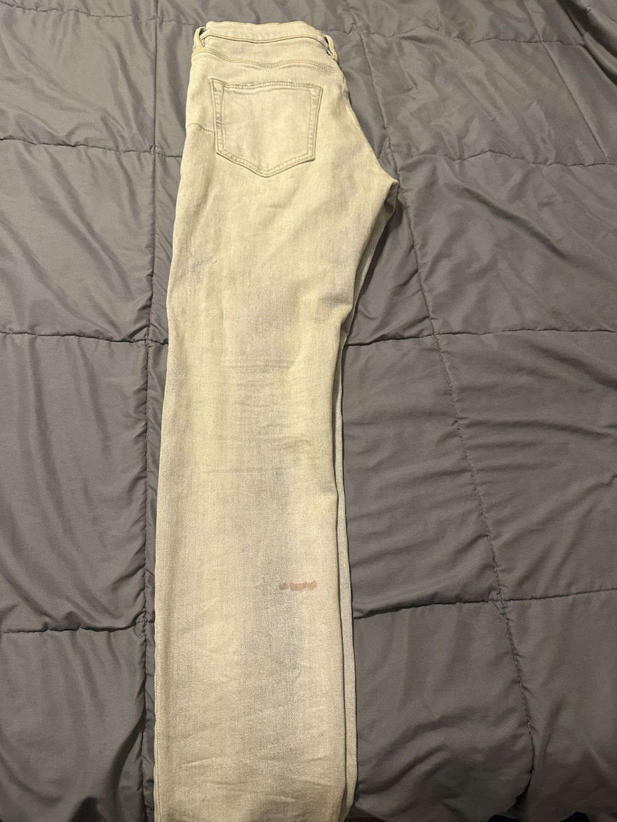 Purple Distressed Skinny Jeans Size US 32 / EU 48 - 4 Thumbnail