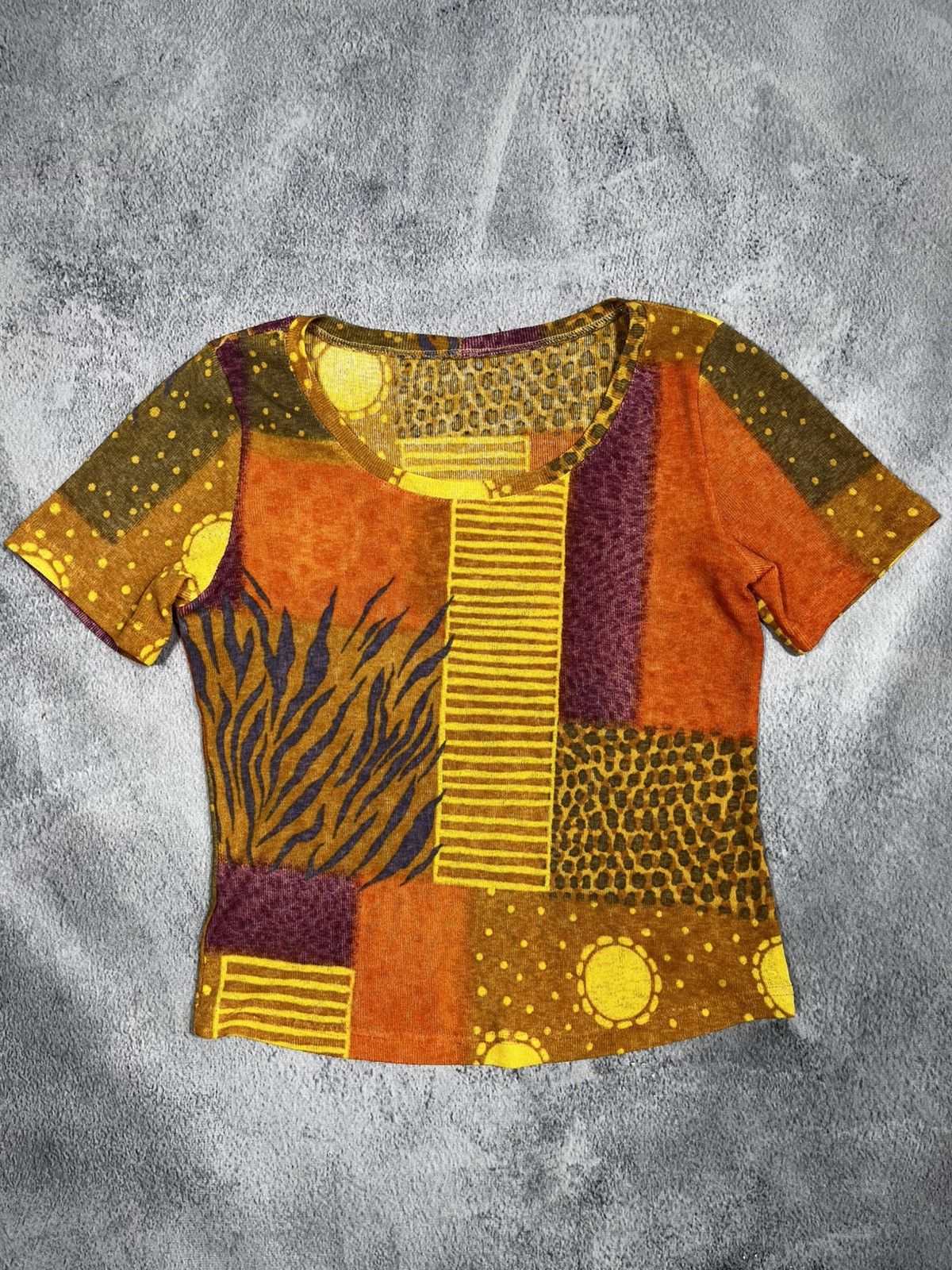 Other Vintage Y2K all over abstract Gaultier style tee size M Size M / US 6-8 / IT 42-44 - 1 Thumbnail