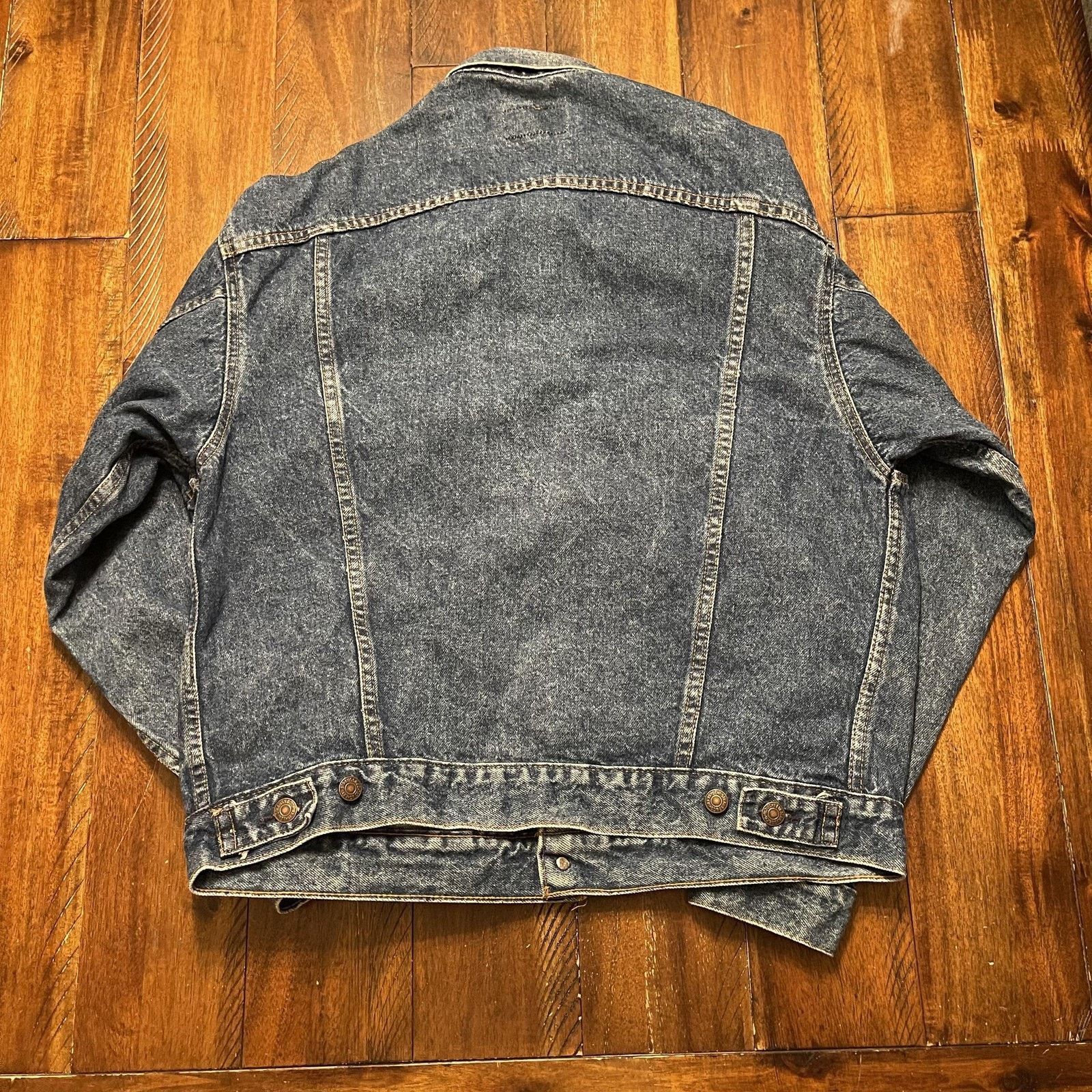 Levi's Vtg Levis Jacket Mens L Acid Wash Denim Trucker Made USA 90s Size US L / EU 52-54 / 3 - 12 Thumbnail